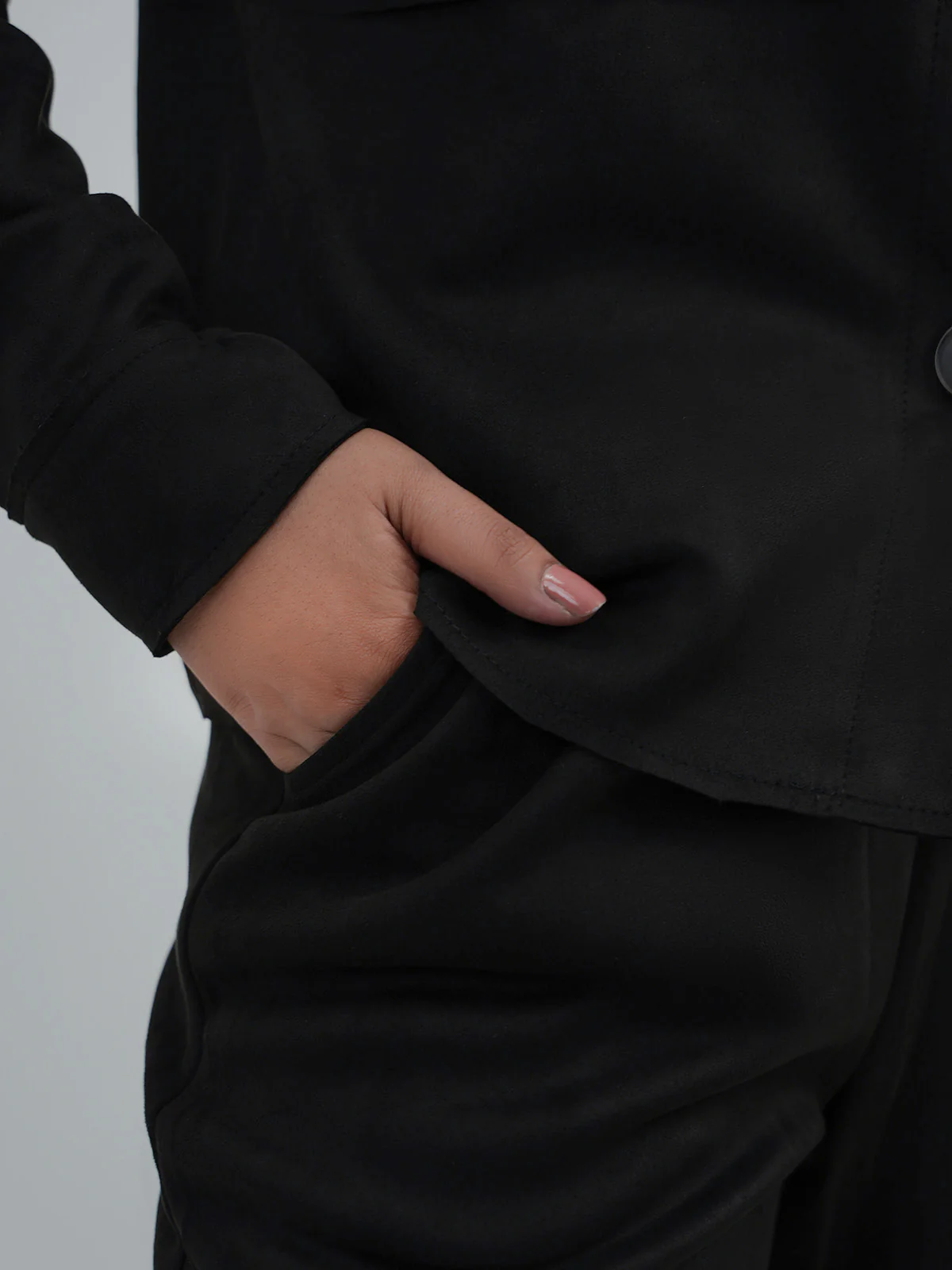 "ACCIAI" Regular Fit Fleece Co-Ord Set - Image 5