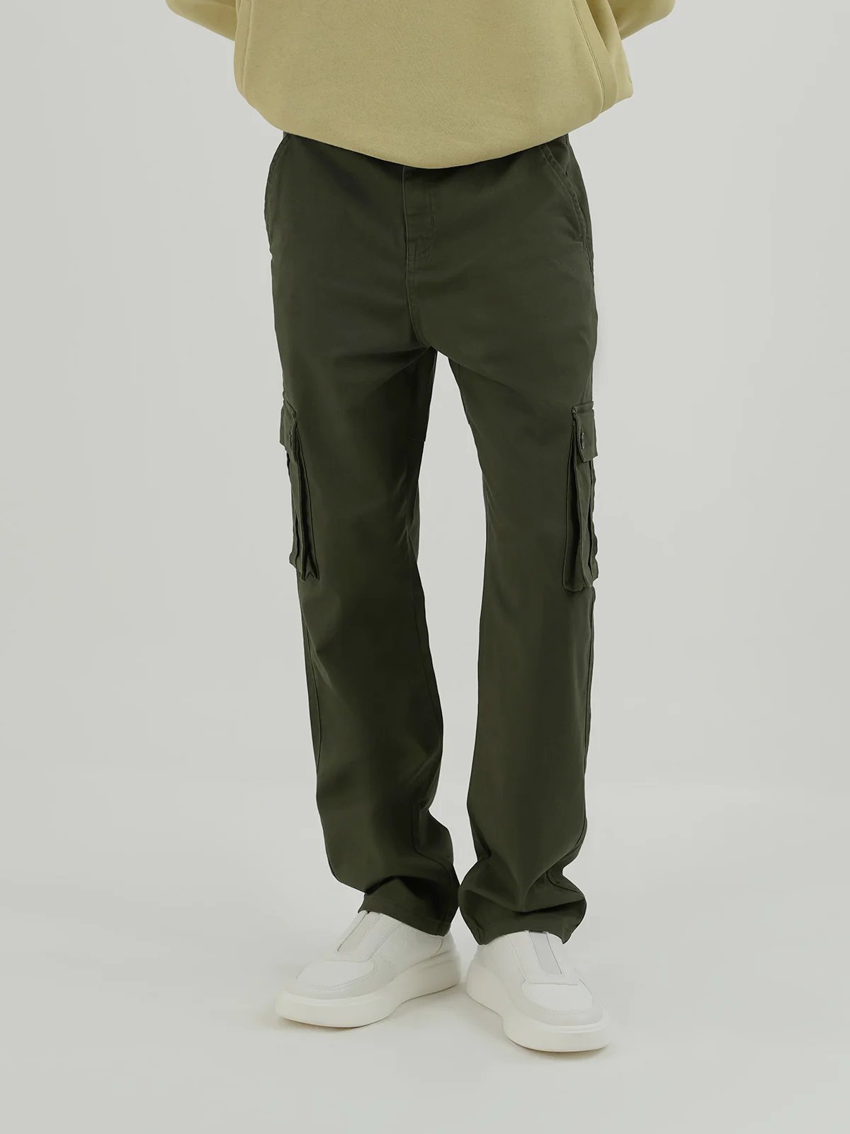 "AINSLEY" Woven Cargo Twill Trousers - Image 2