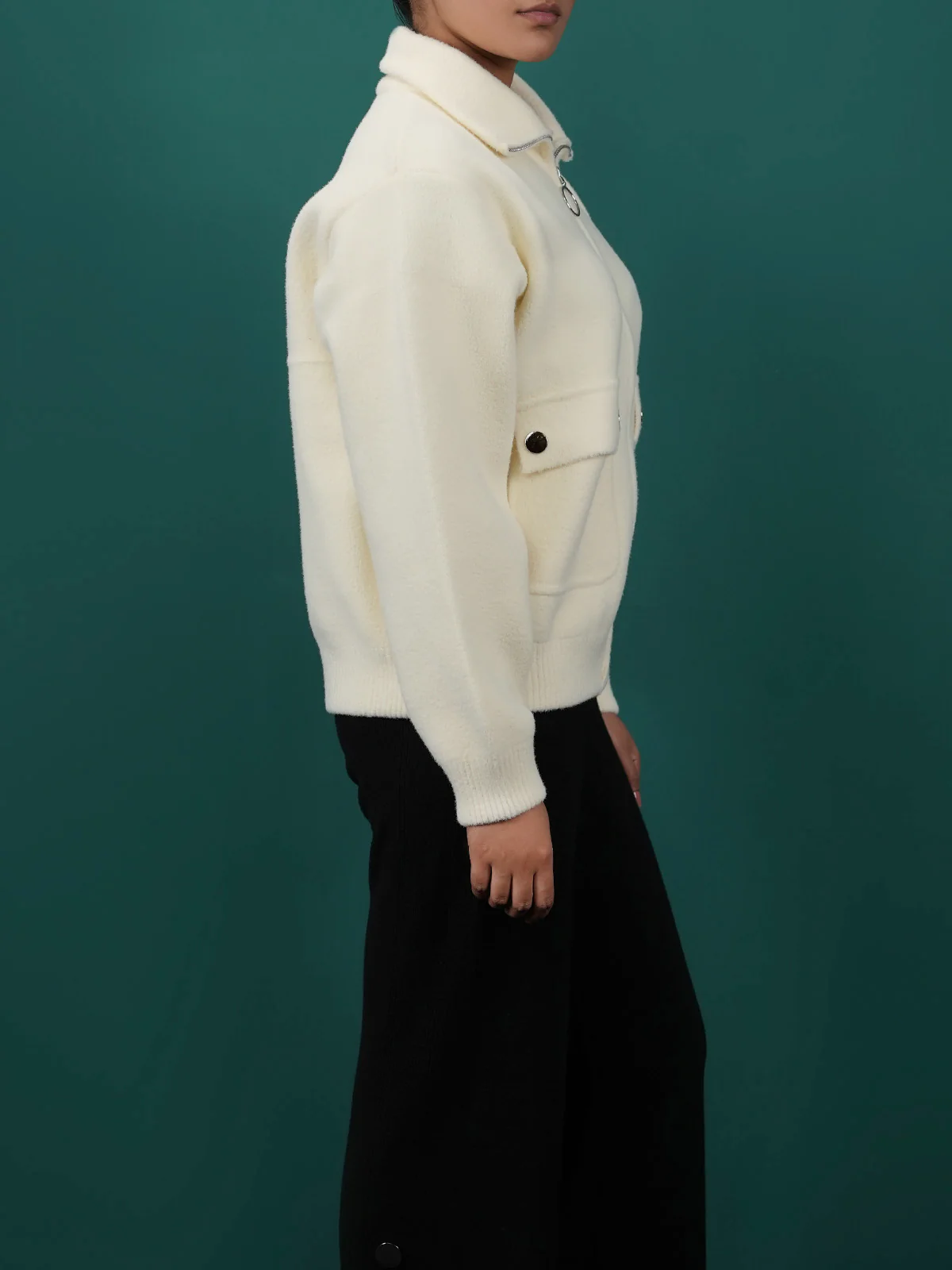 "ALAYJA" Warm and Comfy Fleece Jacket - Image 3