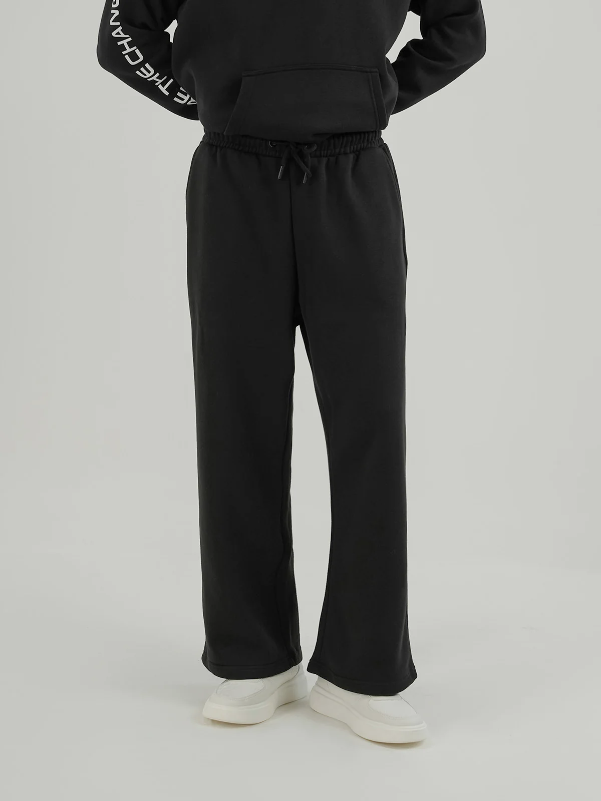 "ALDANA" Basic Regular Fit Fleece Trousers