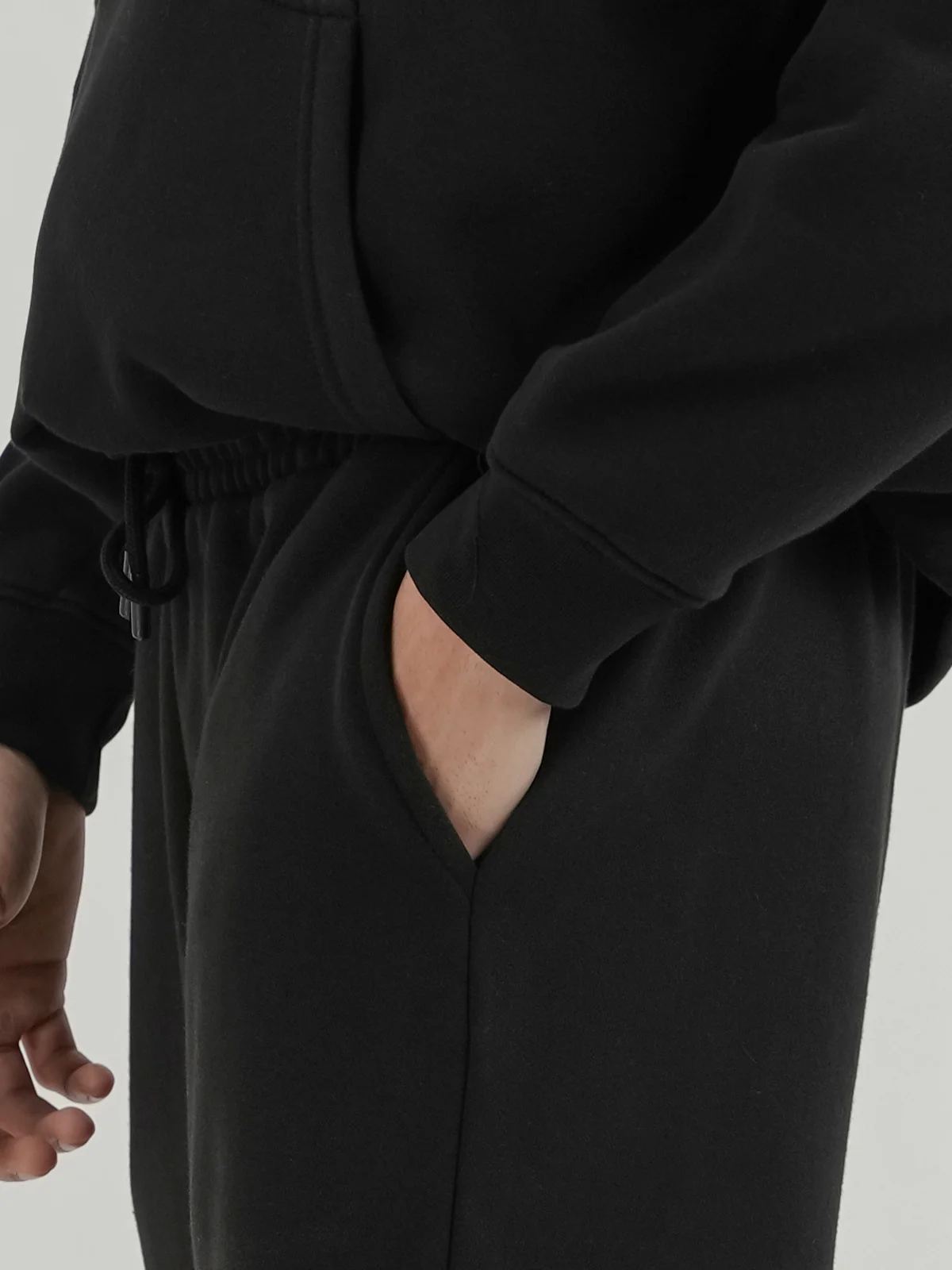 "ALDANA" Basic Regular Fit Fleece Trousers - Image 3