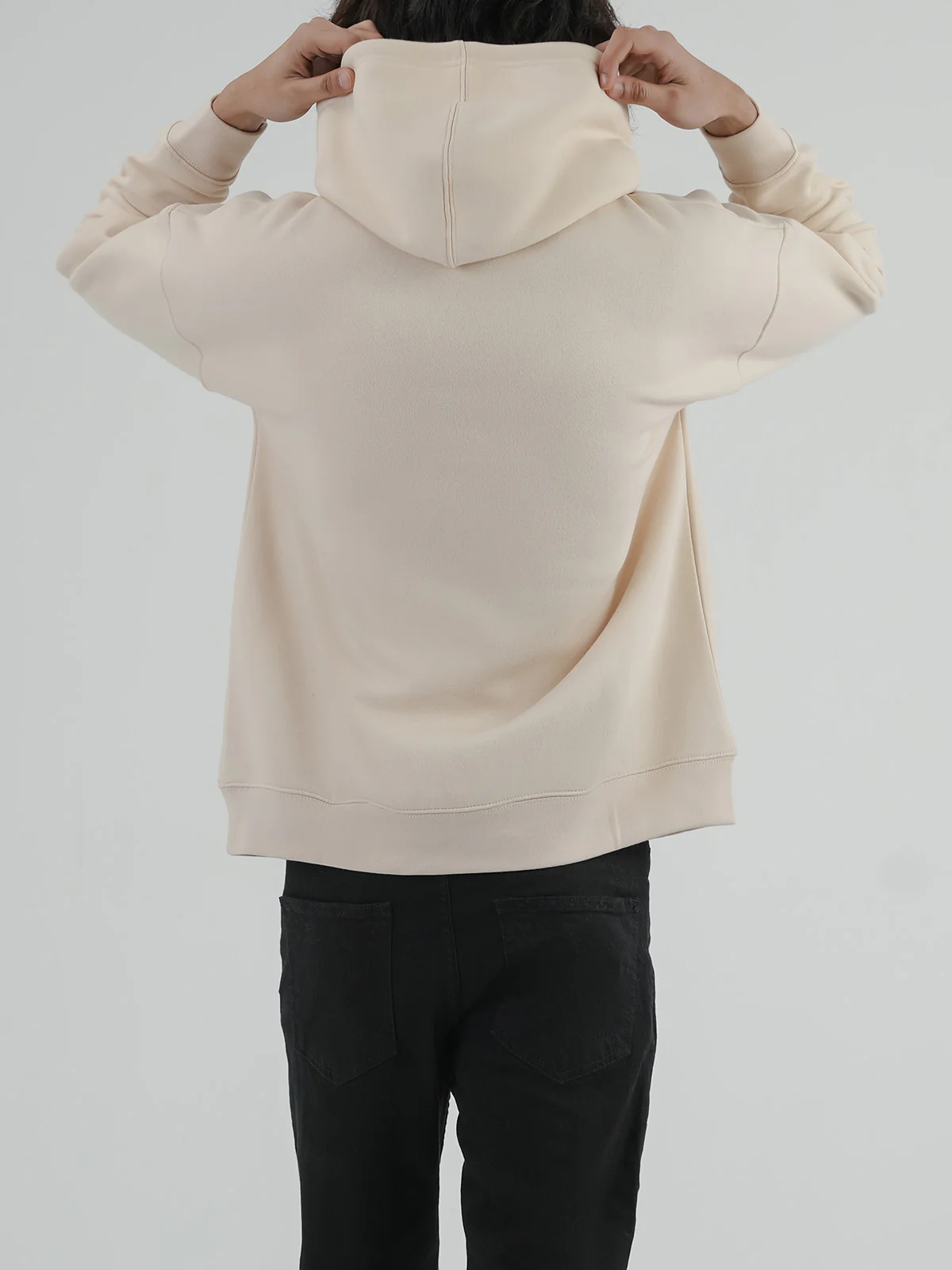 "BAUER" Drop Shoulder Fleece Hoodie - Image 7