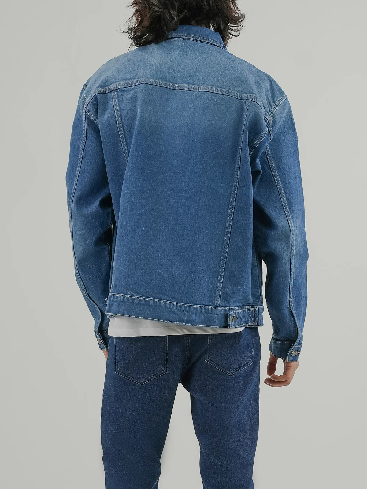 "BLOEM" Basic Regular Fit Denim Jacket - Image 6
