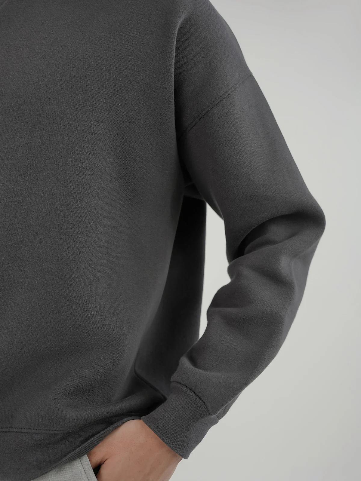 "BOGART" Drop Shoulder Fleece Sweatshirt - Image 4