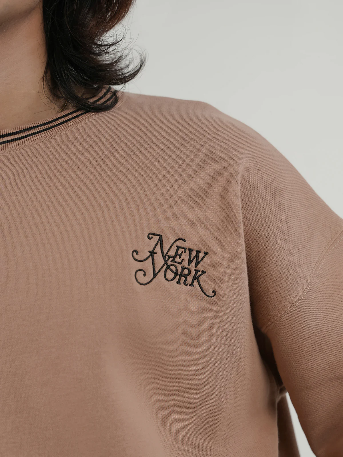 "BUTLER" Drop Shoulder Fleece Sweatshirt - Image 3