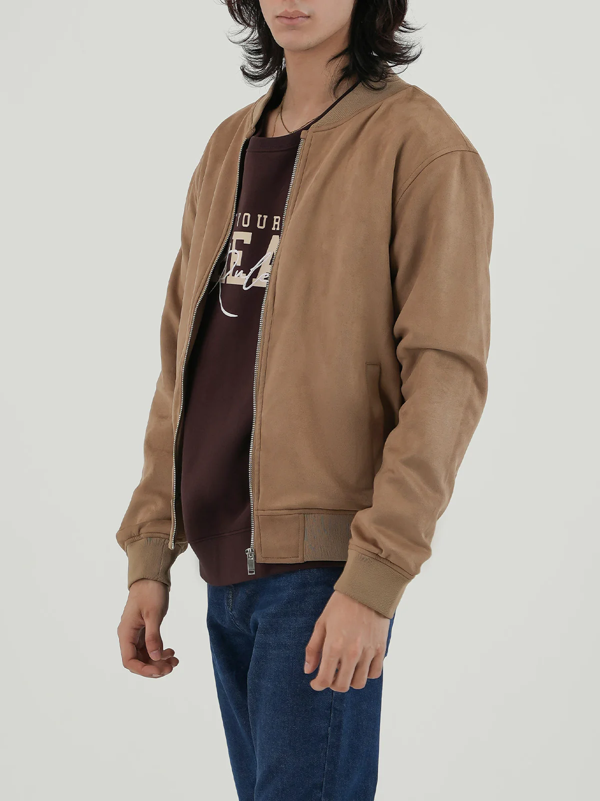 "CASTON" Perfect Regular Fit Suede Jacket - Image 2