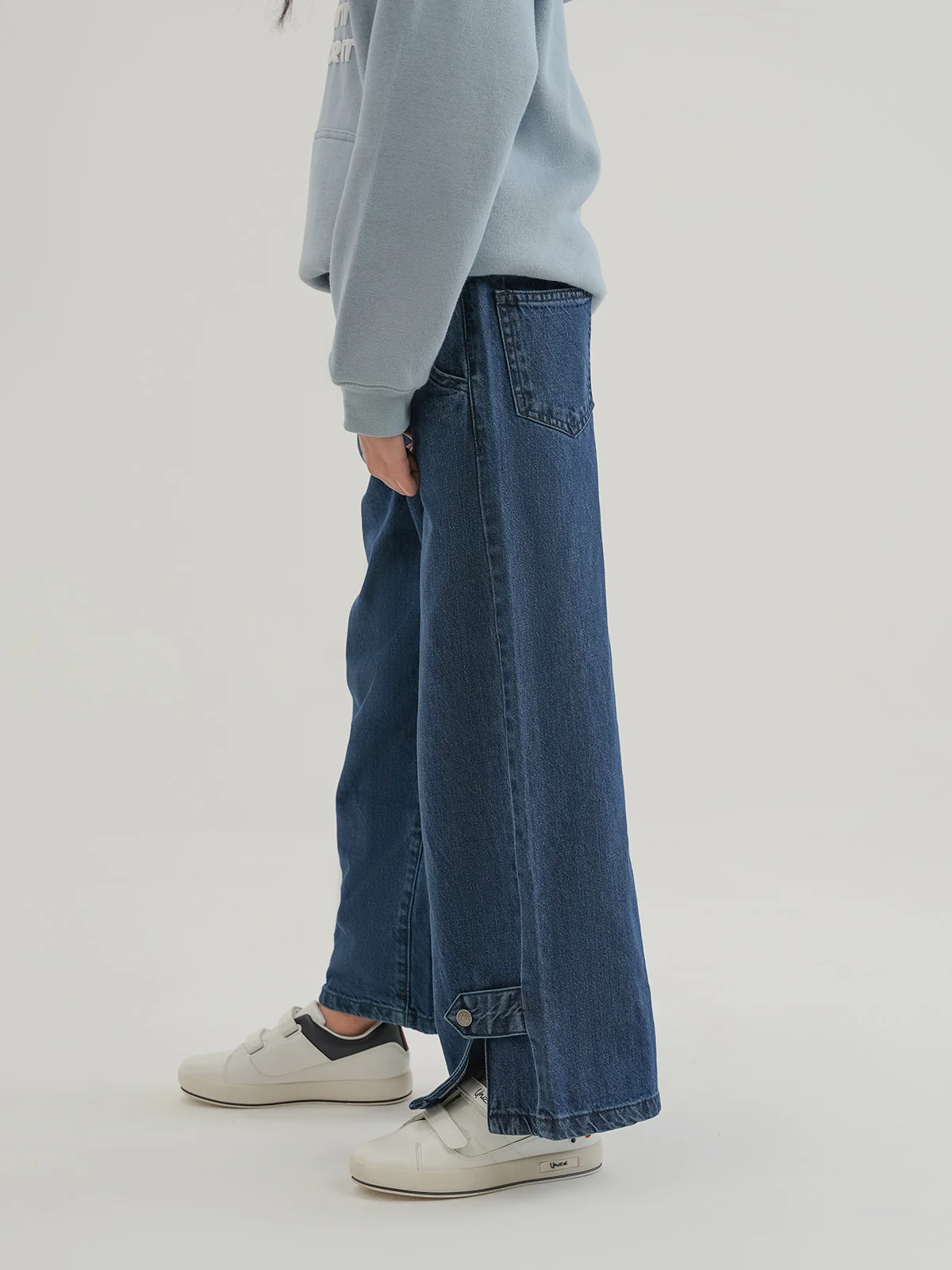 "CHANITA" Comfy Denim Palazzo Pant - Image 2