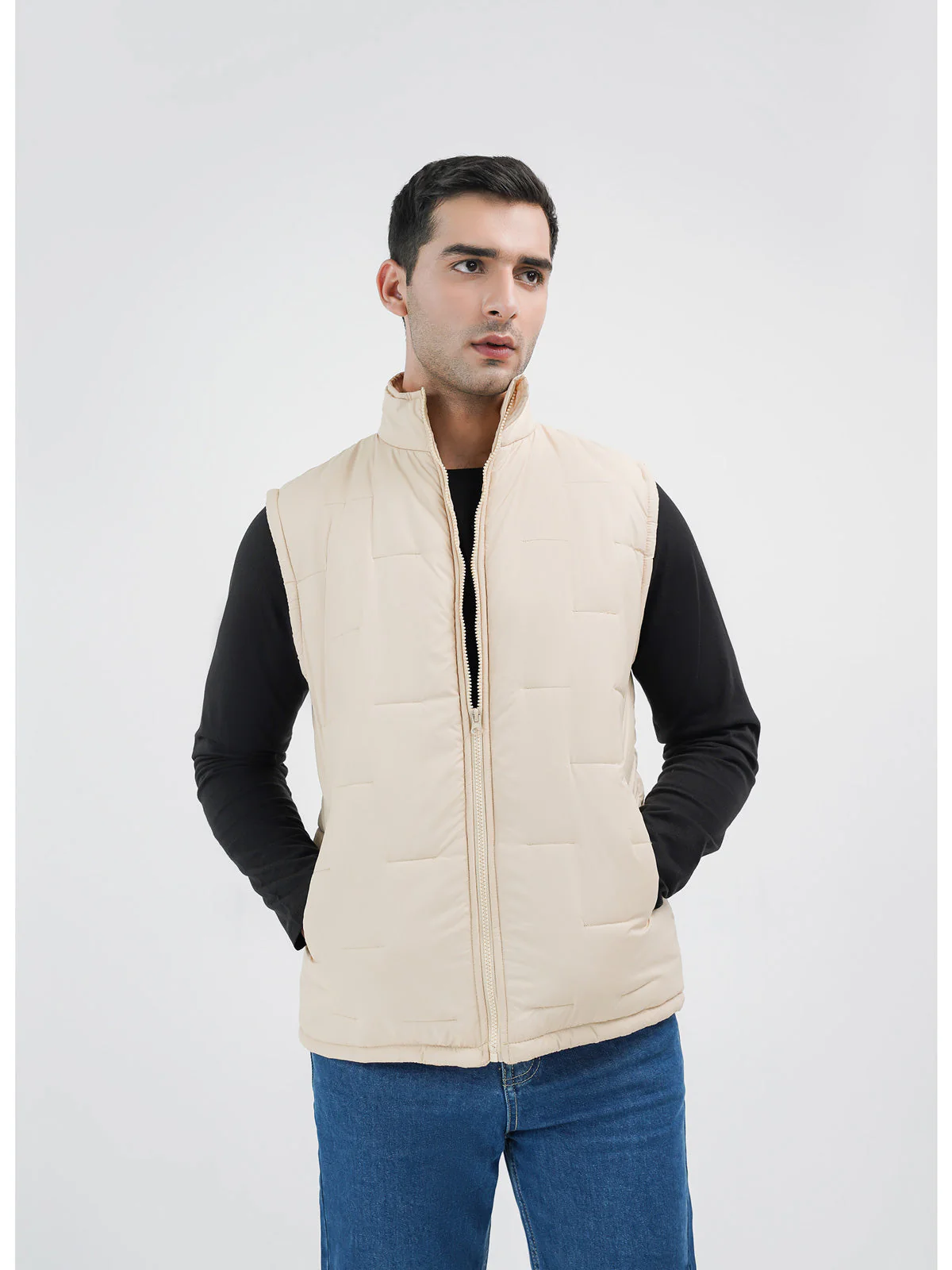 "CYGNI" Fawn Casual Puffer Jacket - Image 2