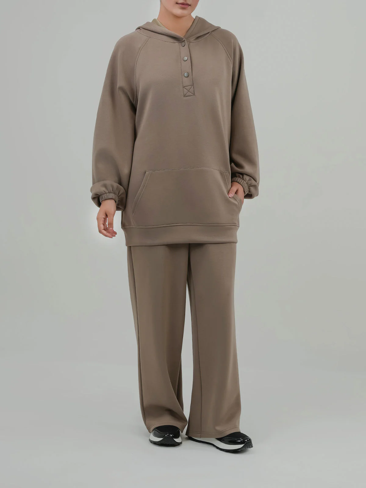 "DAGNY" Casual Regular Fit Fleece Co-Ord Set