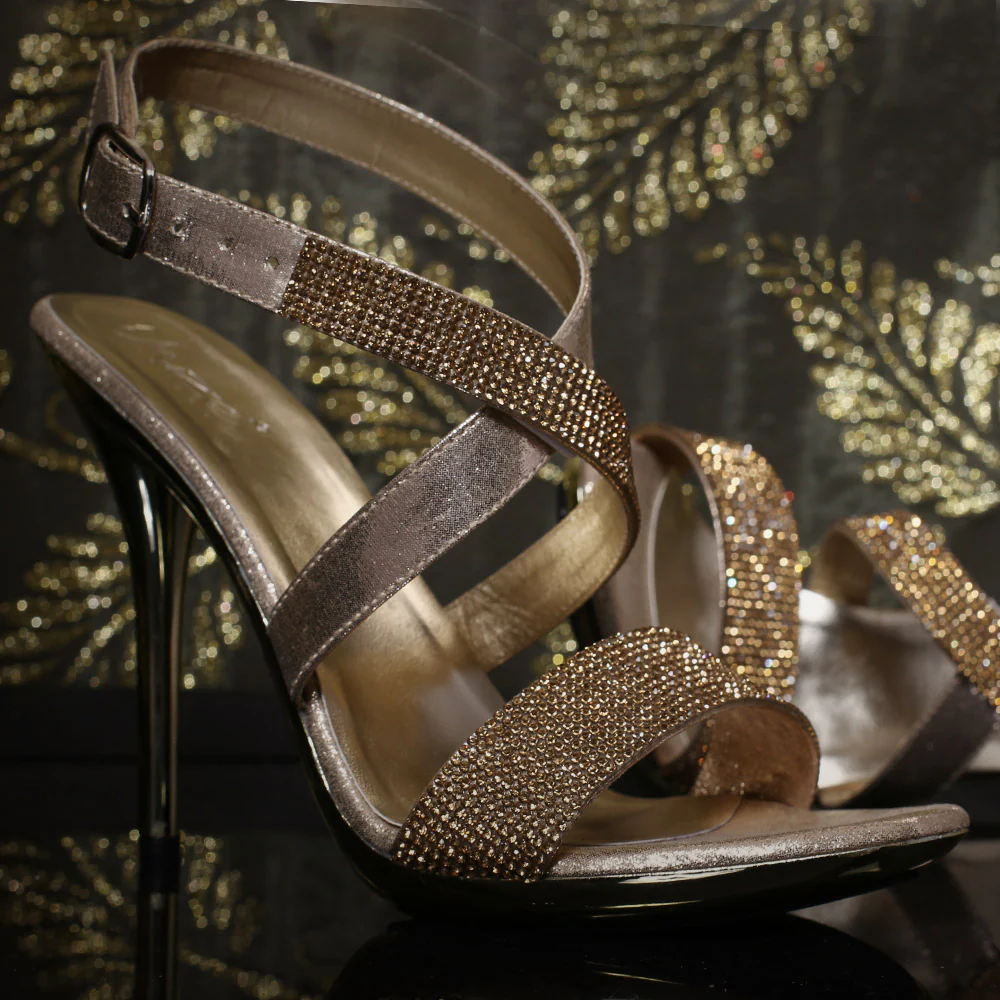 EMMA Cross Strap High-Heel Evening Platform Sandal - Image 6