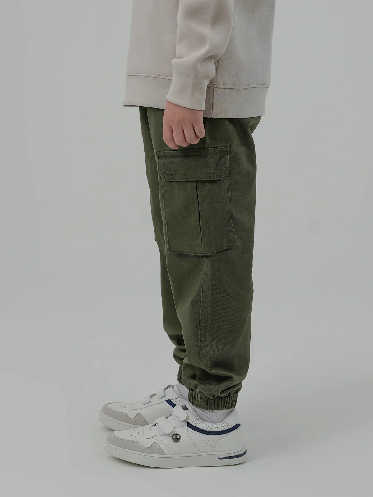 "EULALIA" Woven Twill Cargo Trouser - Image 2