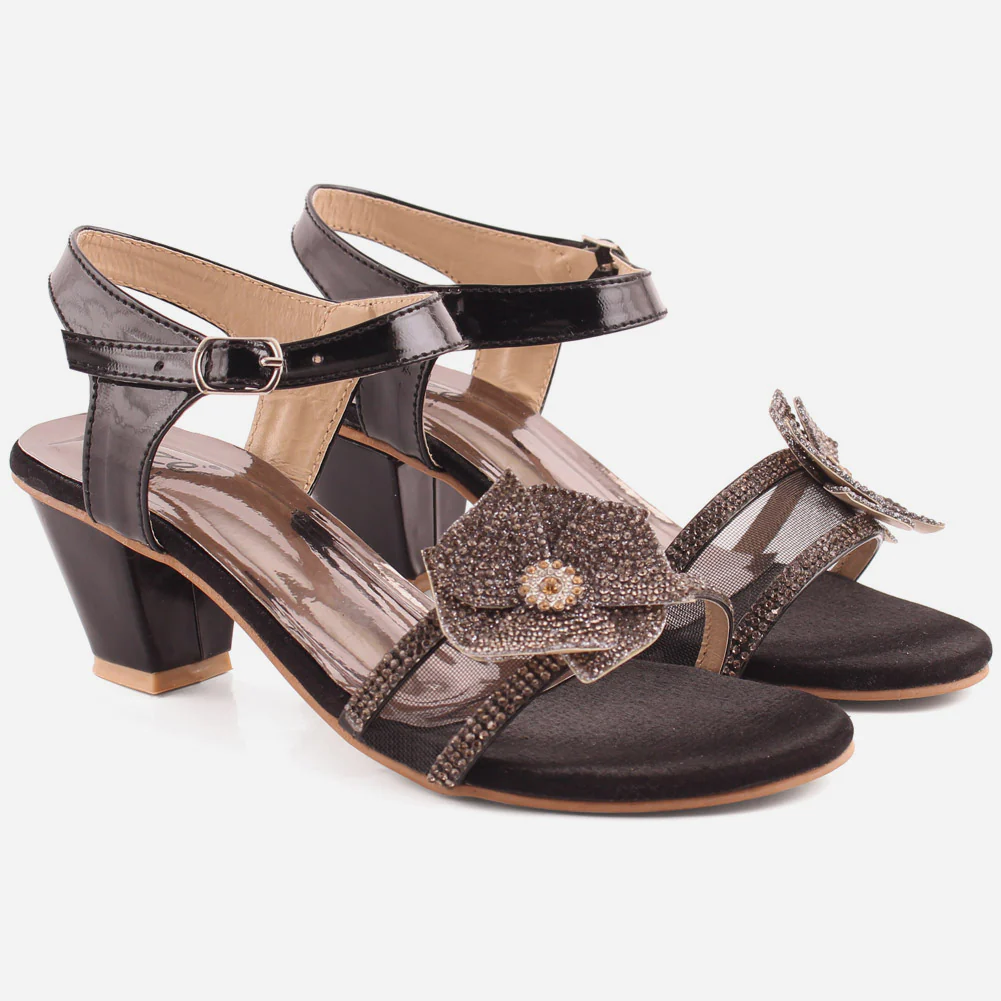 Girls "Kyla" Block Heel Pretty Sandals - Image 2