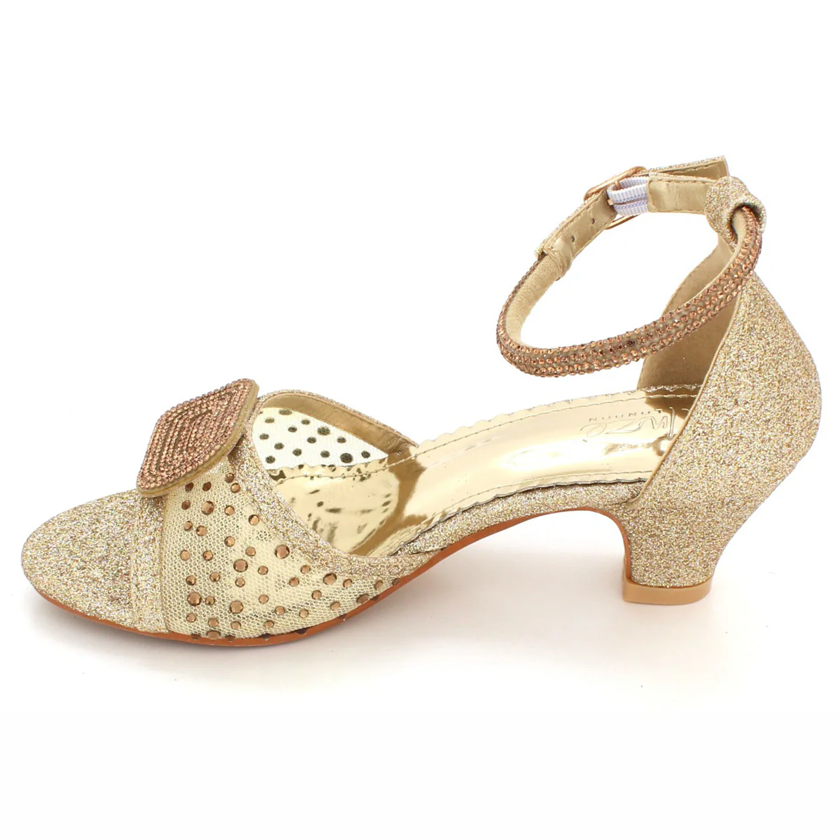 Girls "REAGAN" Decorated Prom Party Sandals - Image 3