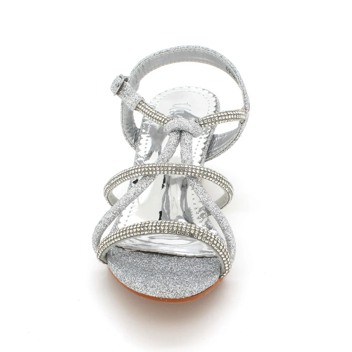 Girls "RIYA" Diamante Prom Party Sandals - Image 2