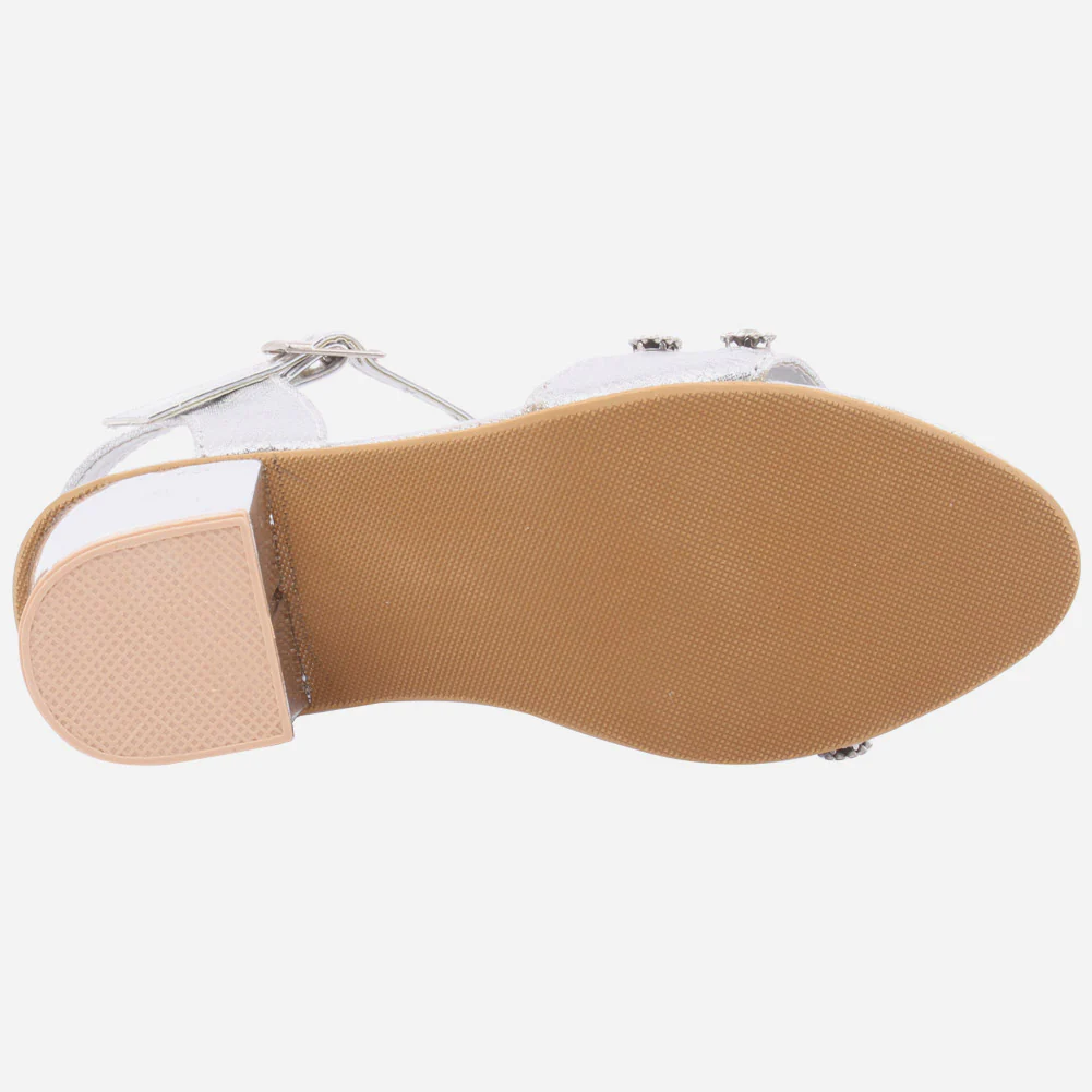 Girls "Ruby"Party Fasten Strap Sandals - Image 5