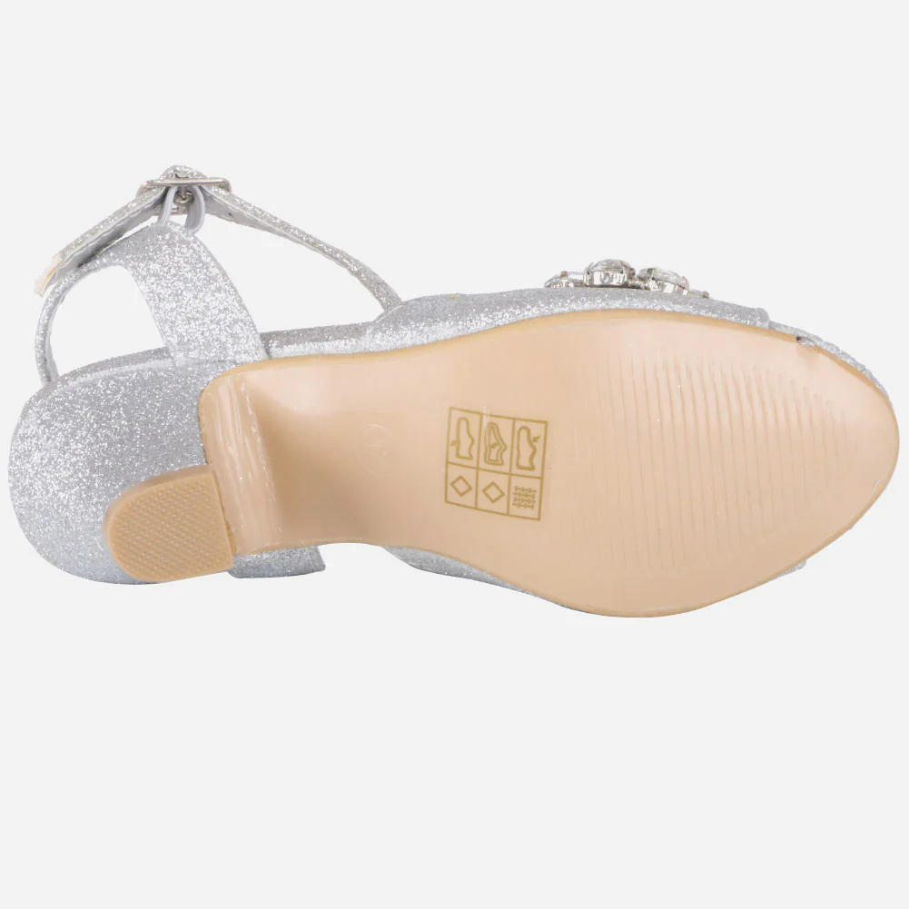 Girls "TODDLER" Wedding Sandals - Image 5