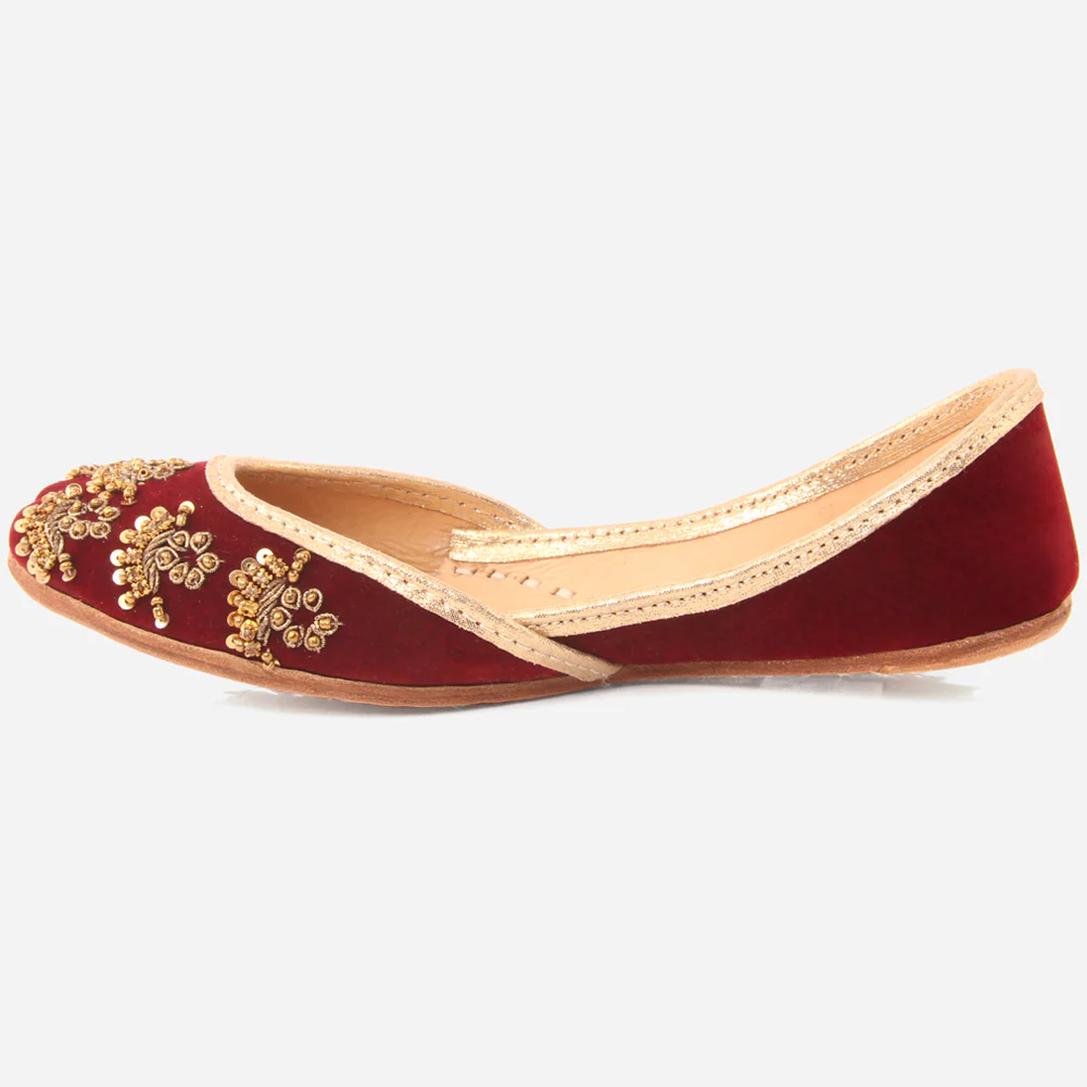 Girls "ZION" Embellished Indian Khussa - Image 3