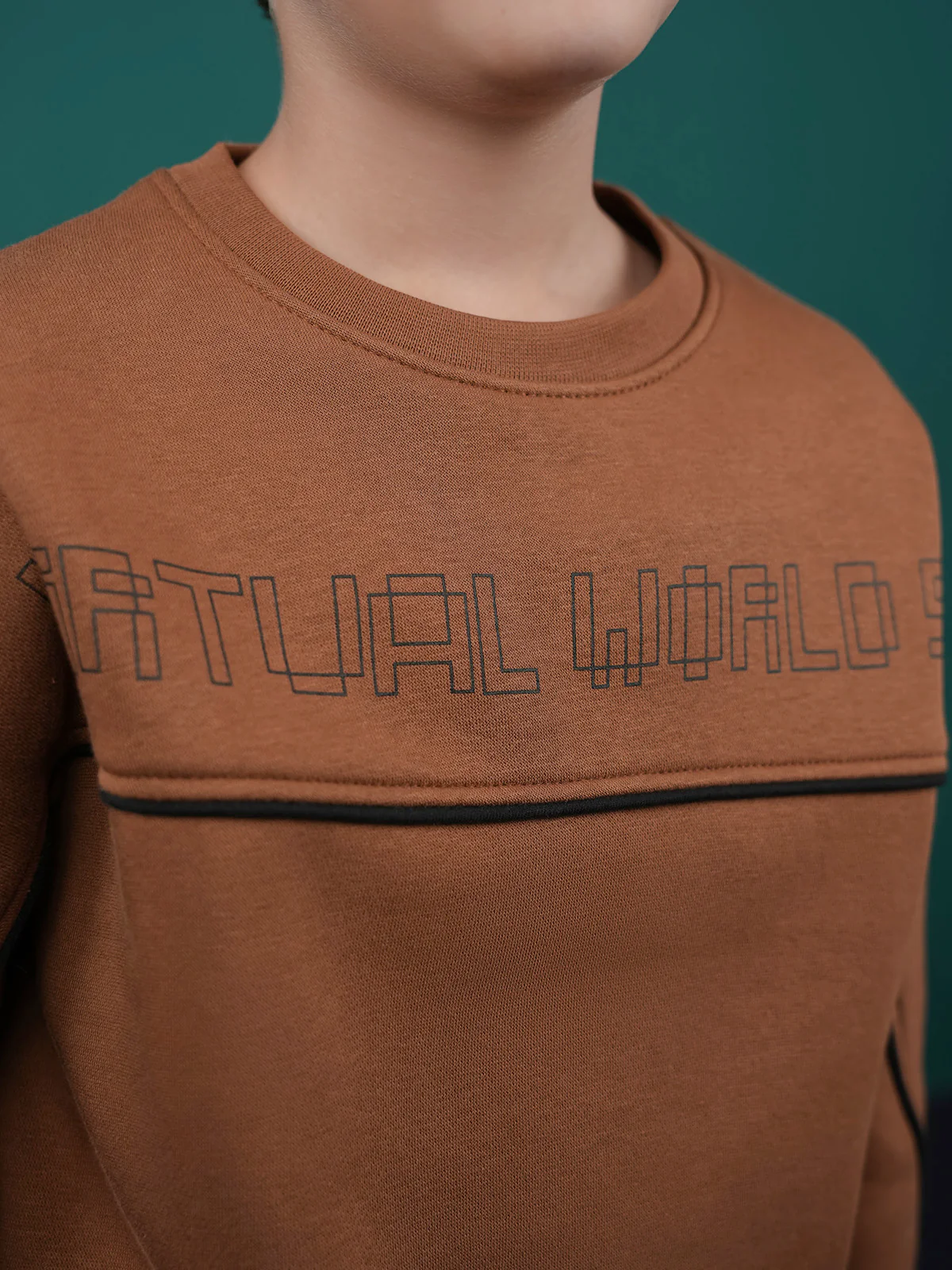 "INGRAM" Comfort Cut & Sew Fleece Sweatshirt - Image 4