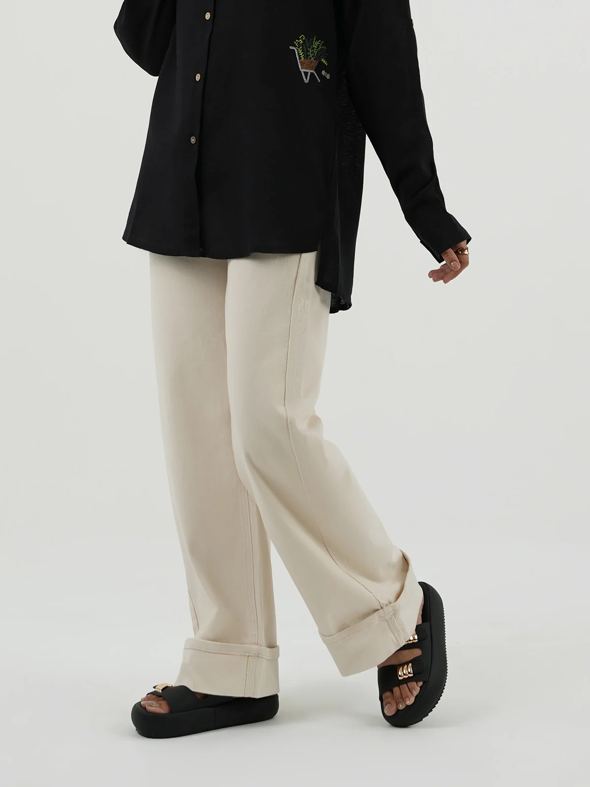 "KEYAH" Comfortable Regular Fit Pant - Image 3