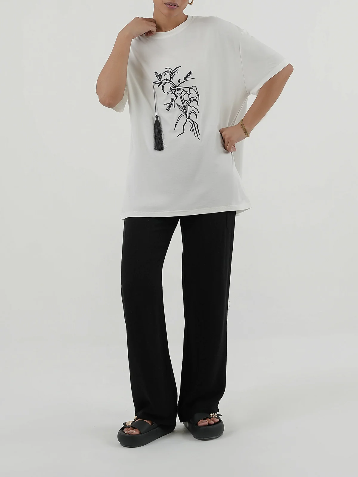 "KITOKO" Regular Fit Basic T-Shirt - Image 2