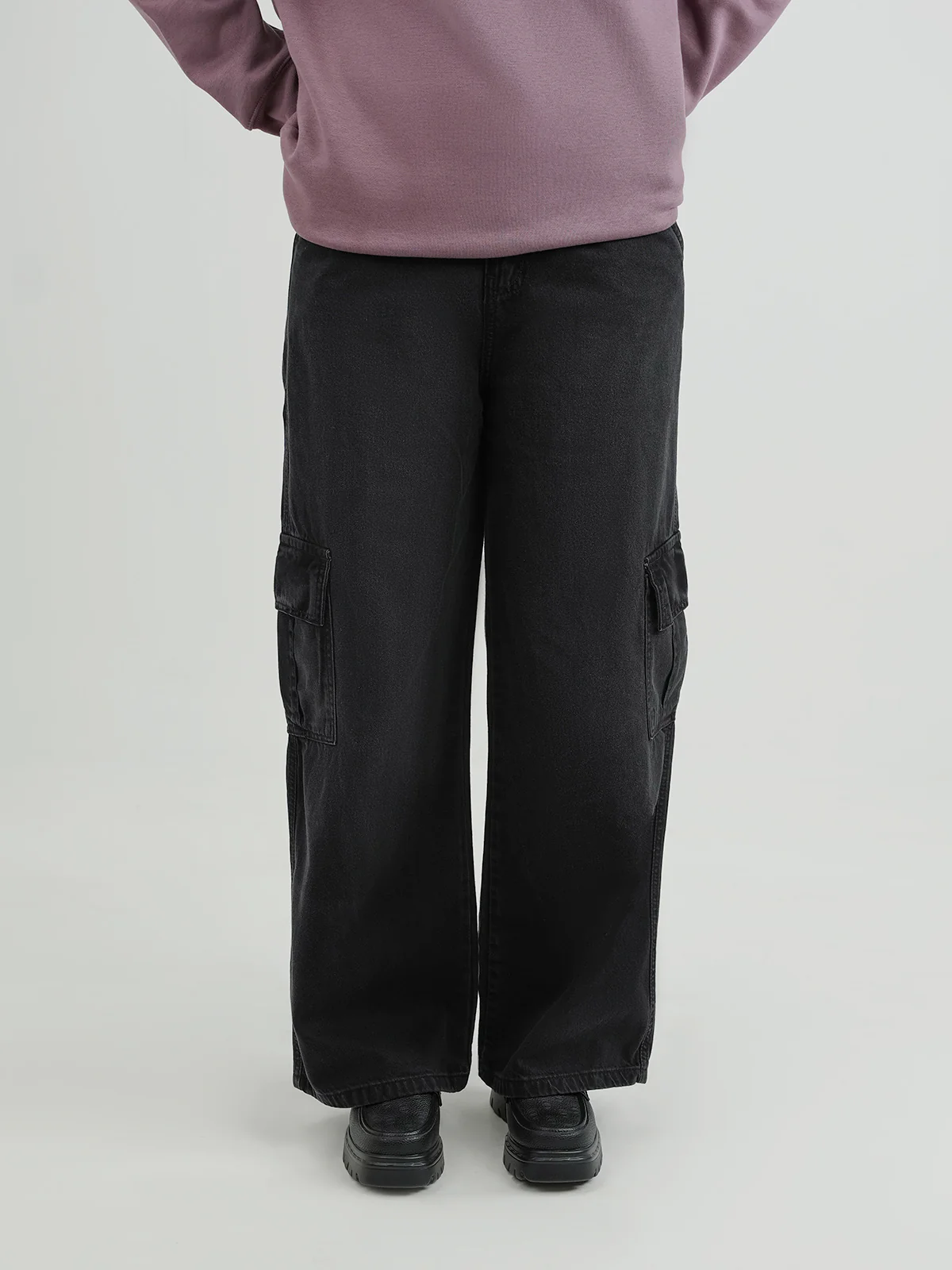 "MAIANO" Casual Cargo Fit Denim Pant