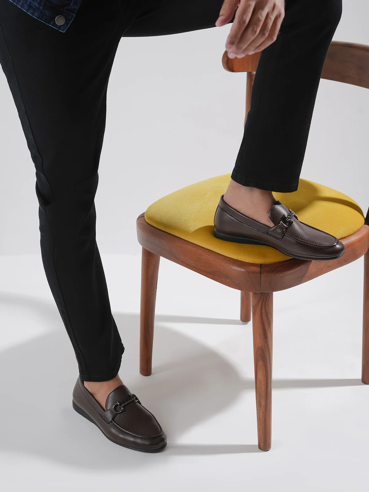 Men "ALDIVA" Smart Texture Design Loafers - Image 10