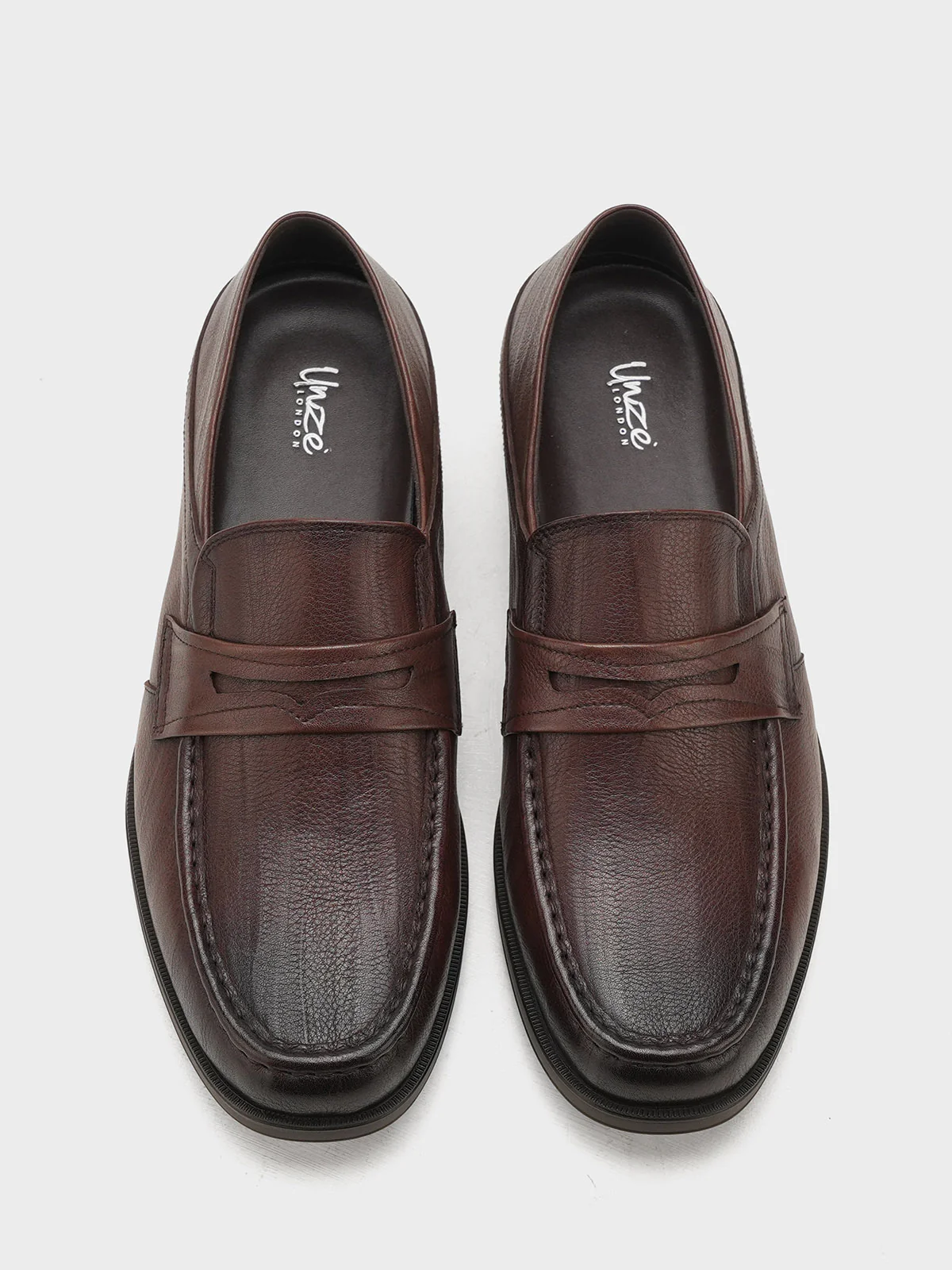 Men "ALENA" Durable Leather Formal Shoes - Image 9