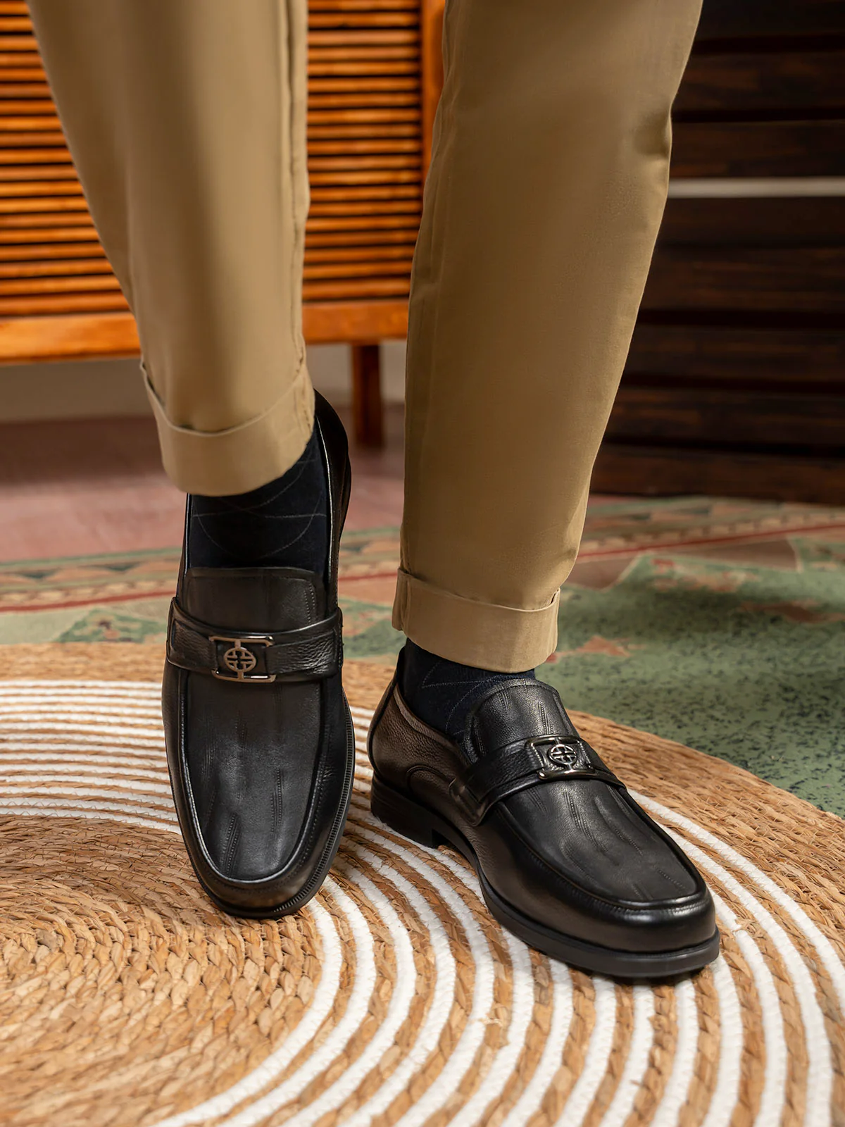 Men "COLBY" High Quality Leather Formals - Image 3