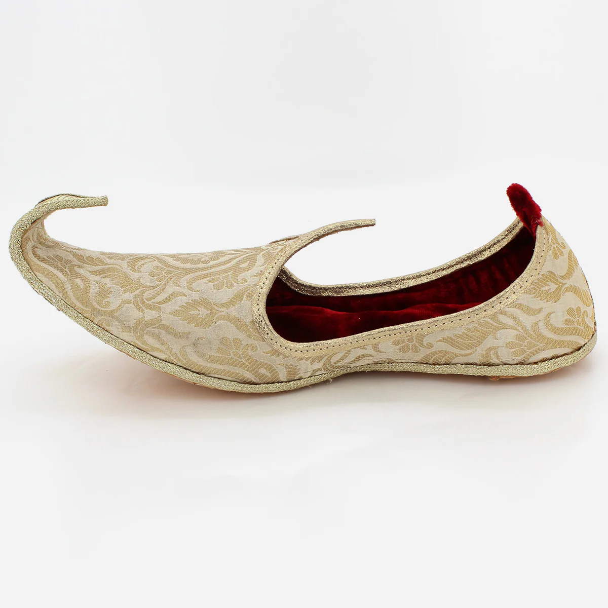 Men "EVANS" Leather Decorated Indian Khussa - Image 4