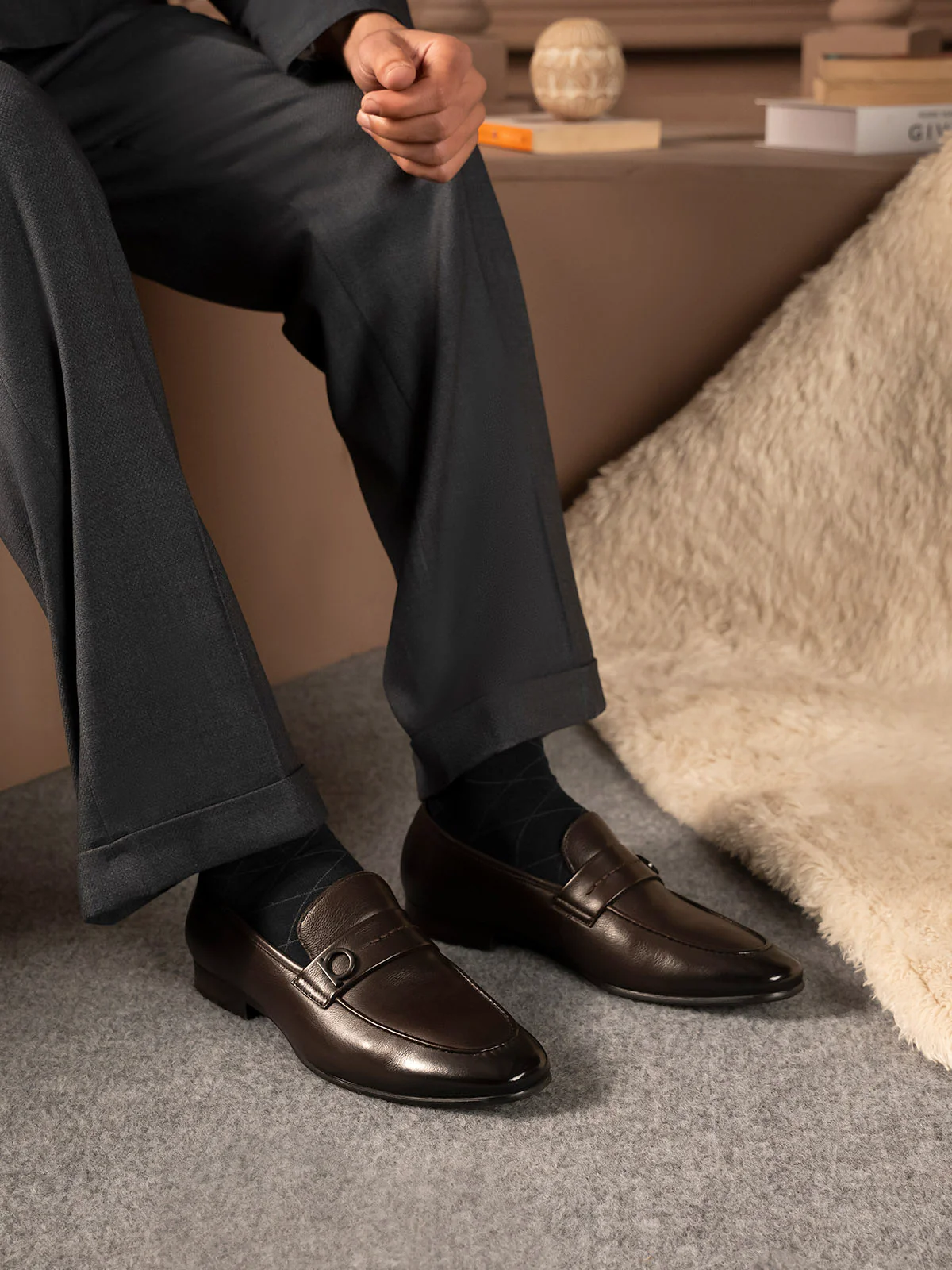 Men "GALVAN" Perfect Premium Leather Formal Shoes - Image 6