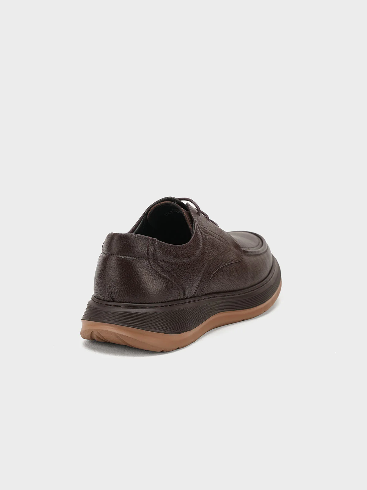 Men "HAGOP" Lace Up Leather Loafer Shoes - Image 3