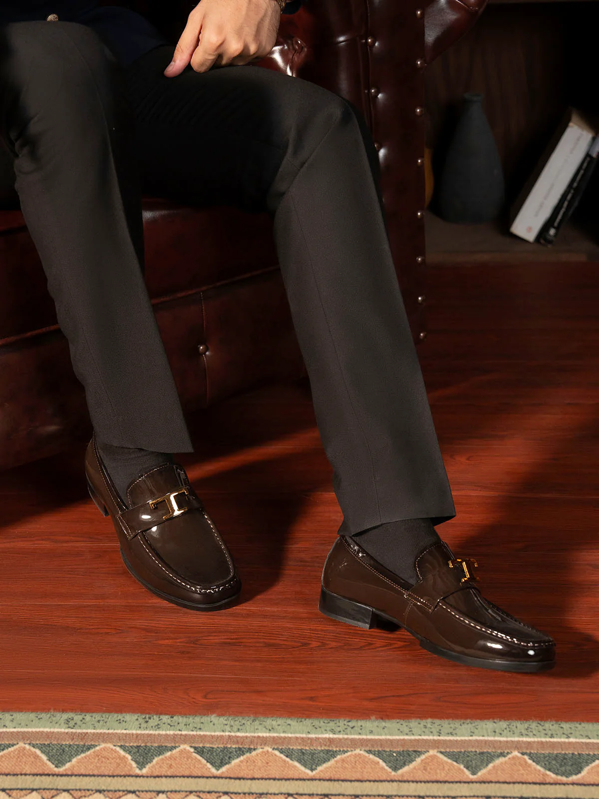 Men "JASPER" Suitable Design Leather Formals