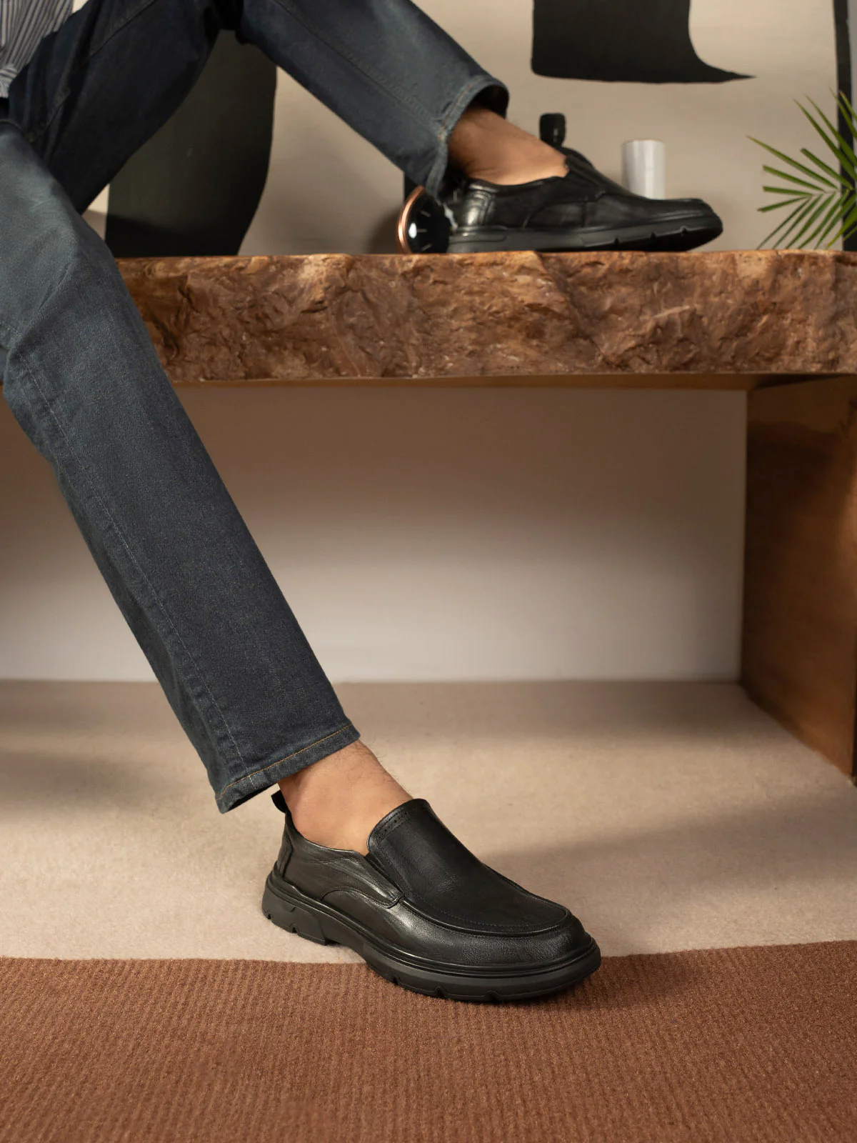 Men "KALKIN" Easy To Wear Leather Loafers - Image 10