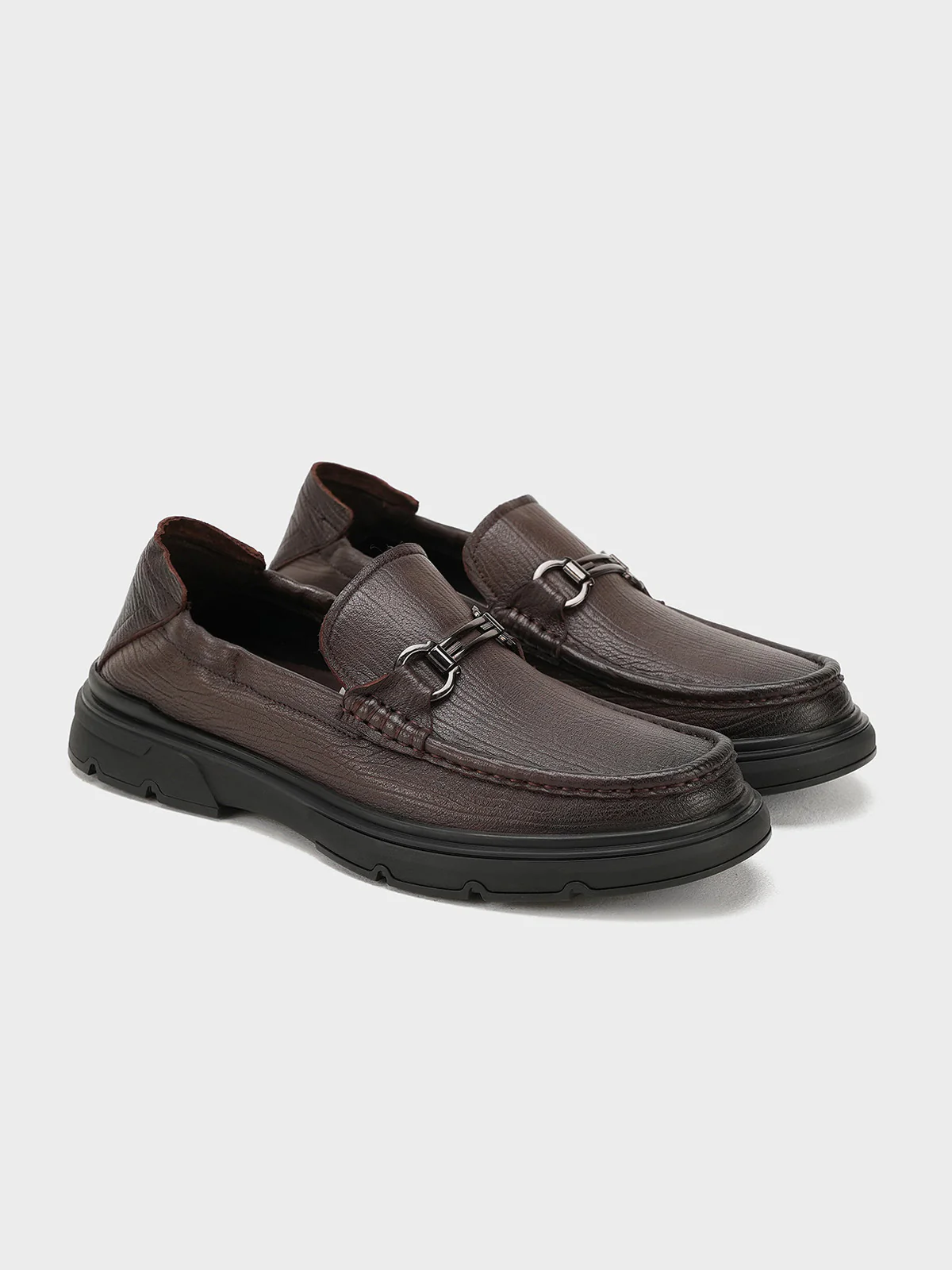 Men "KOMALI" Loafer Slip-On Leather Shoes - Image 4