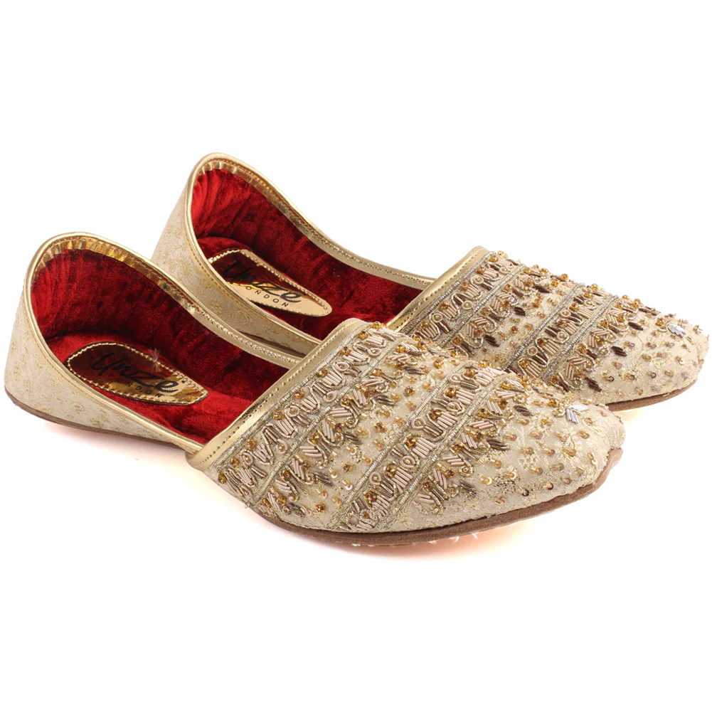 Men “RILEY” Traditional Punjabi Leather Khussa - Image 2