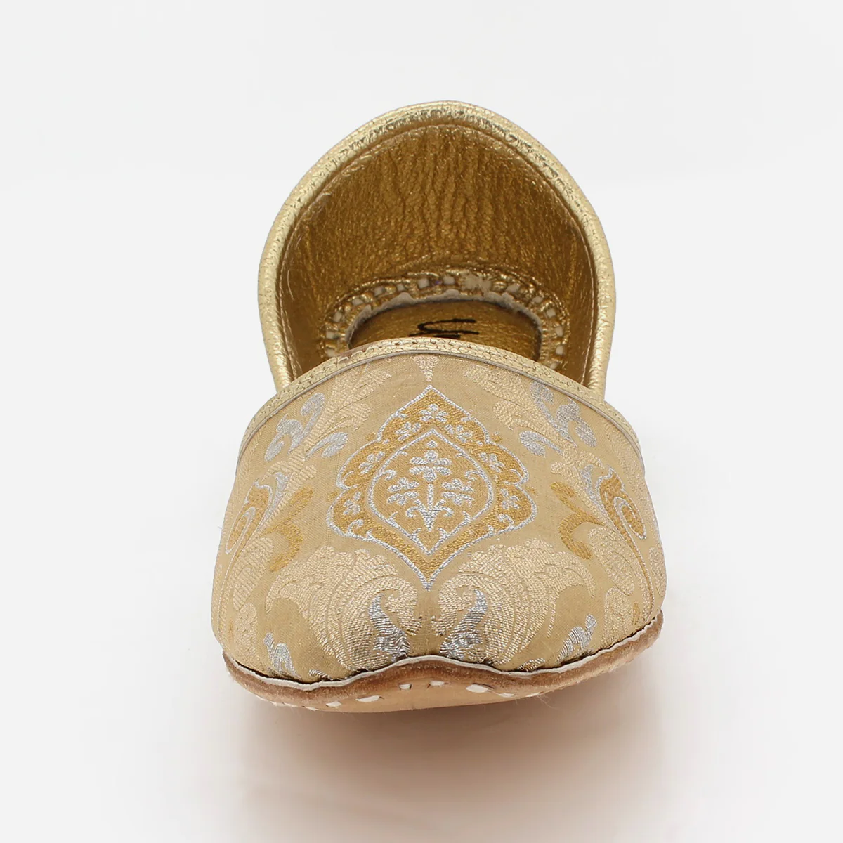 Men’s "KAEL" Jamawar Slip On Indian Khussa - Image 5