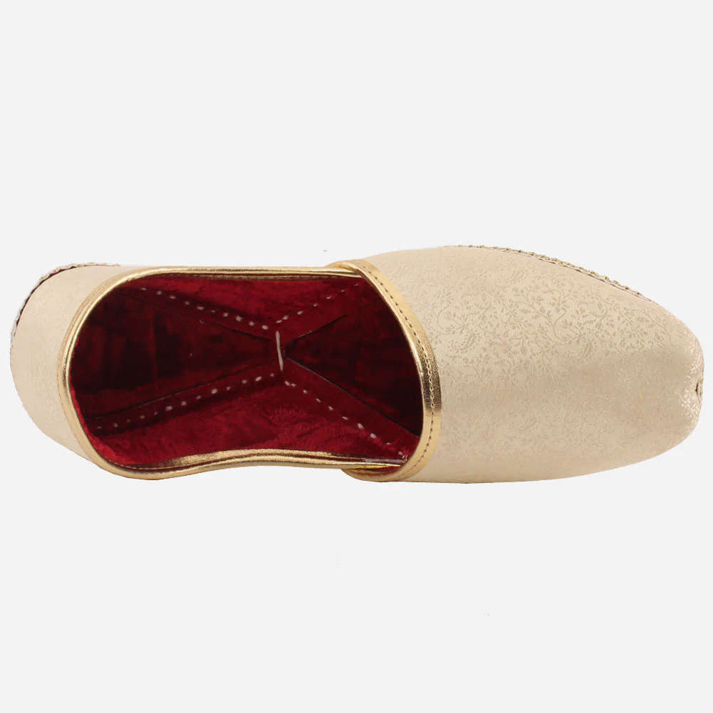 Men’s "LARA" Jamawar Slip On Indian Khussa - Image 4
