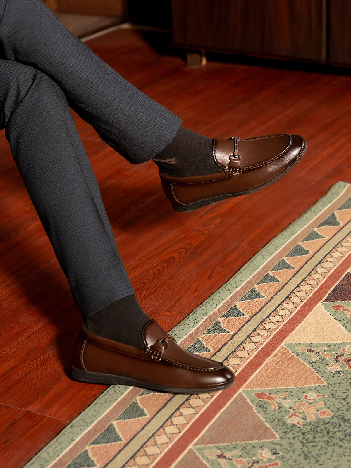 Men "WAYL" Comfortable Rubber Sole Loafers - Image 3