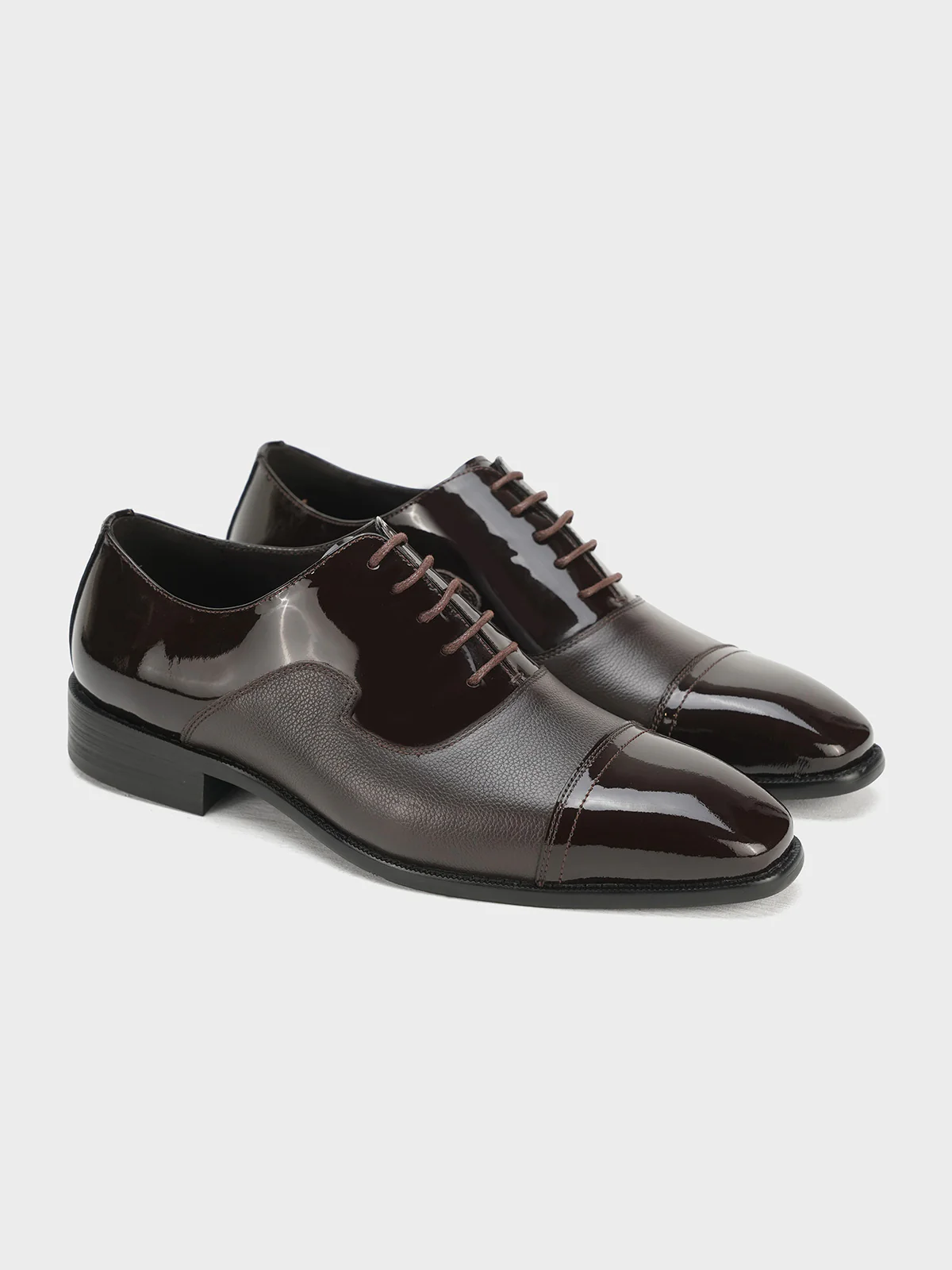 Men "WAYLO" Lace Up Leather Formal Shoes - Image 4