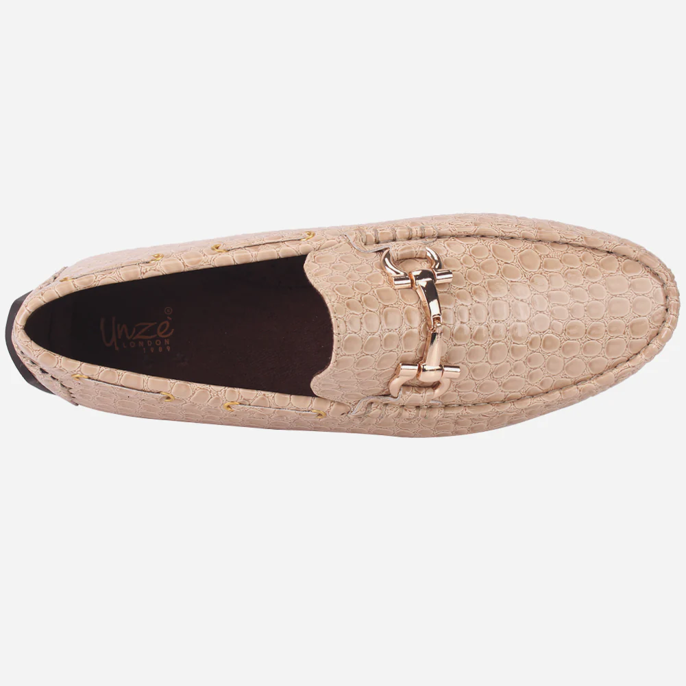 Men "ZILLA" Buckle Formal Moccasins - Image 4