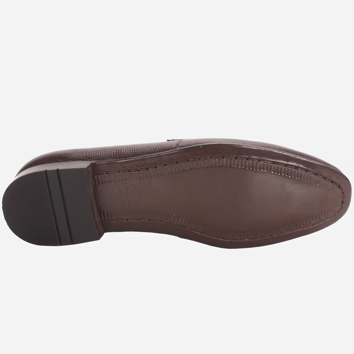 Mens "ASTON" Leather Slide-in Loafers Formal Shoes - Image 5