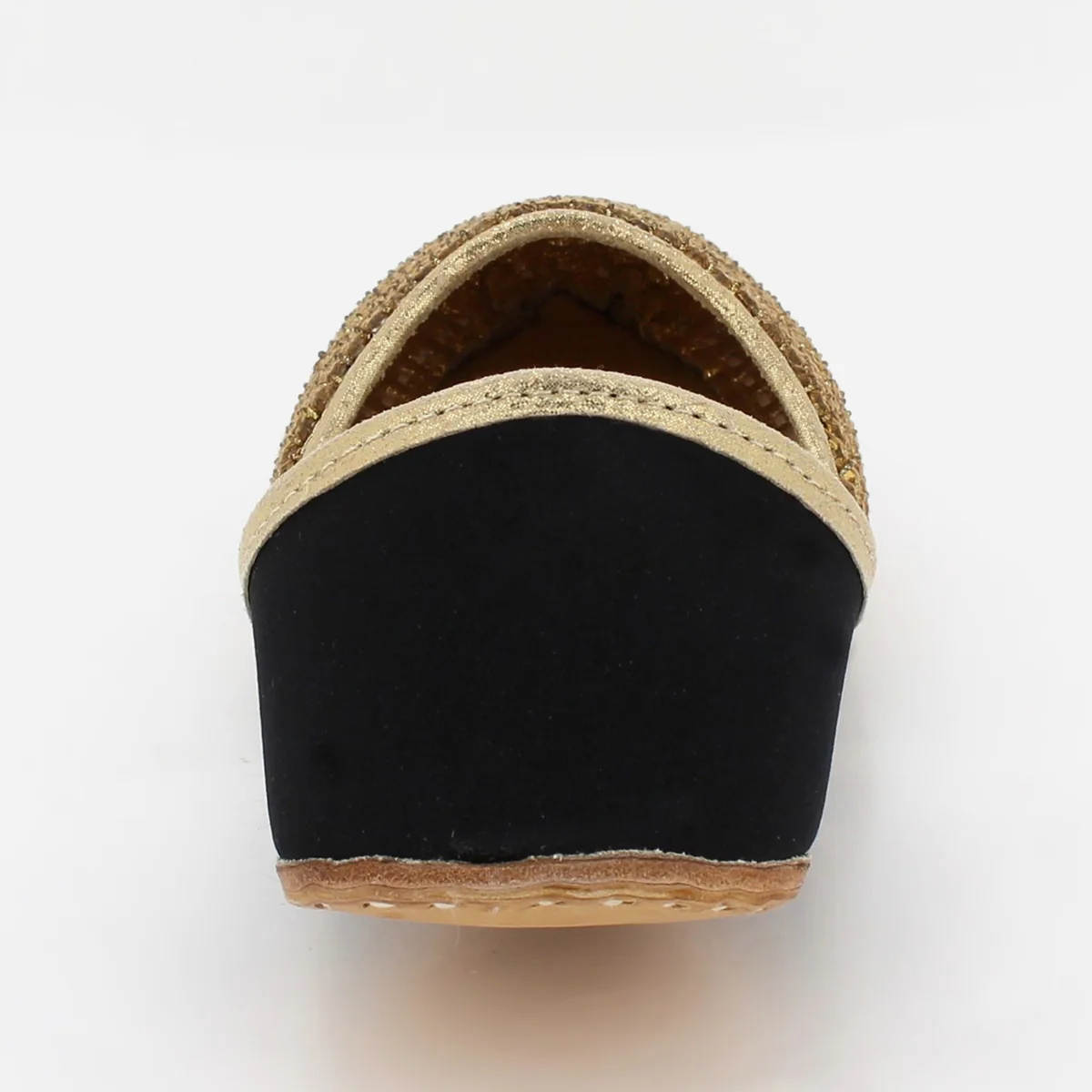 Mens "DAREK" Leather Decorated Groom Indian Khussa - Image 3