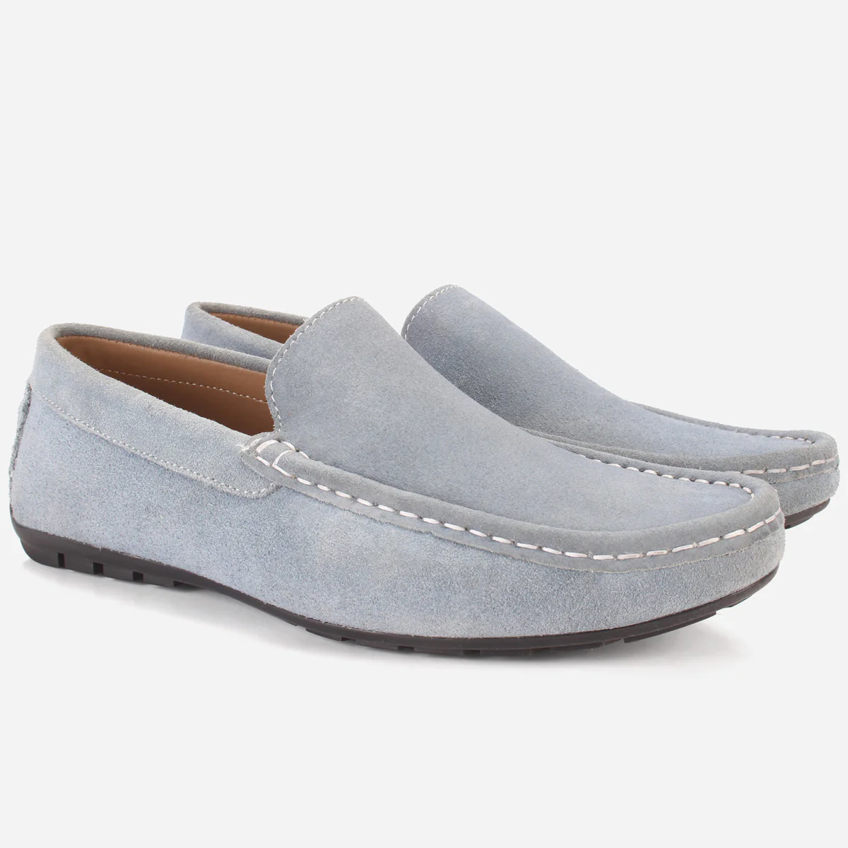 Mens "JAGUAR" Leather Winter Moccasins - Image 2