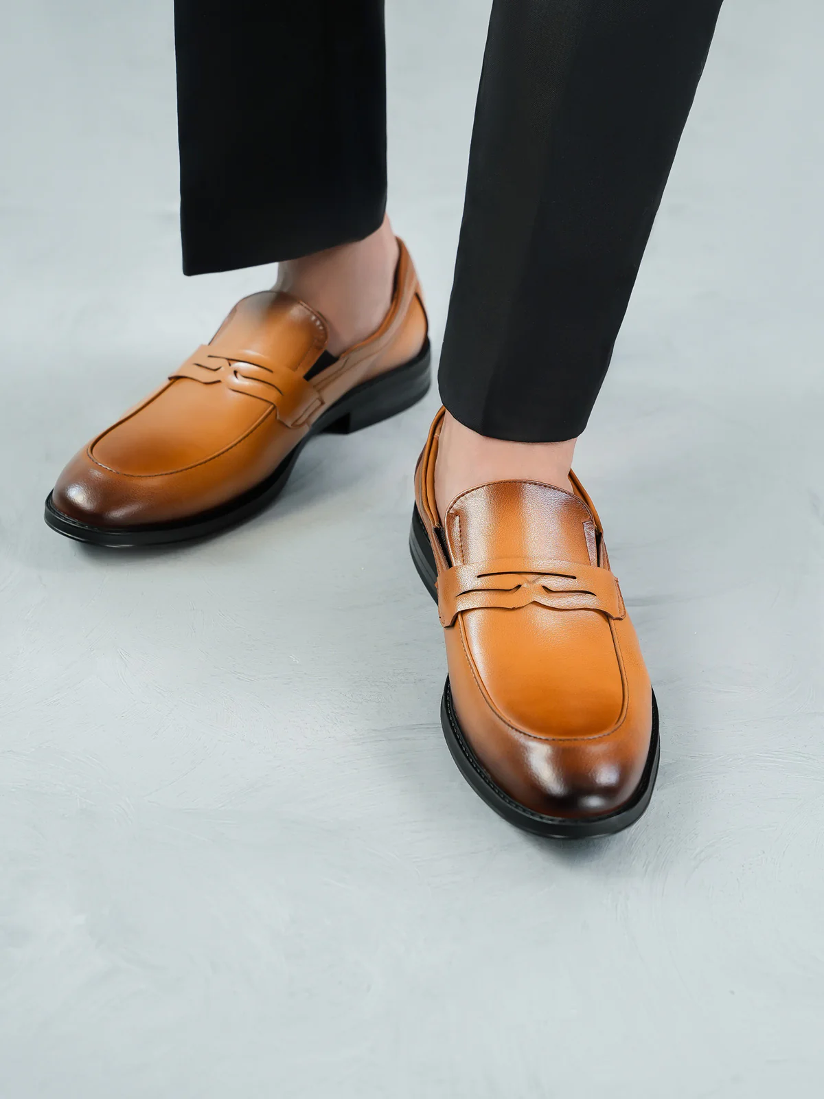 Mens "NIOBE" Comfy Office Formal Leather Shoes - Image 3