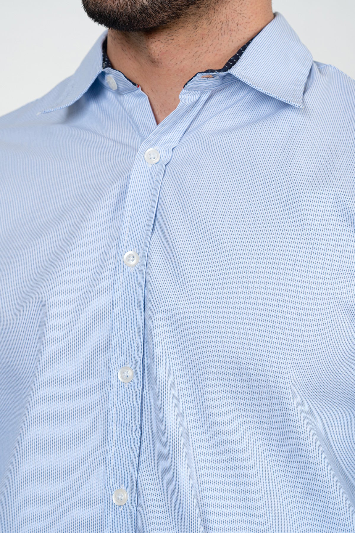 Men's "REECE" Cotton Full Sleeves Checked Designer Shirt - Image 3