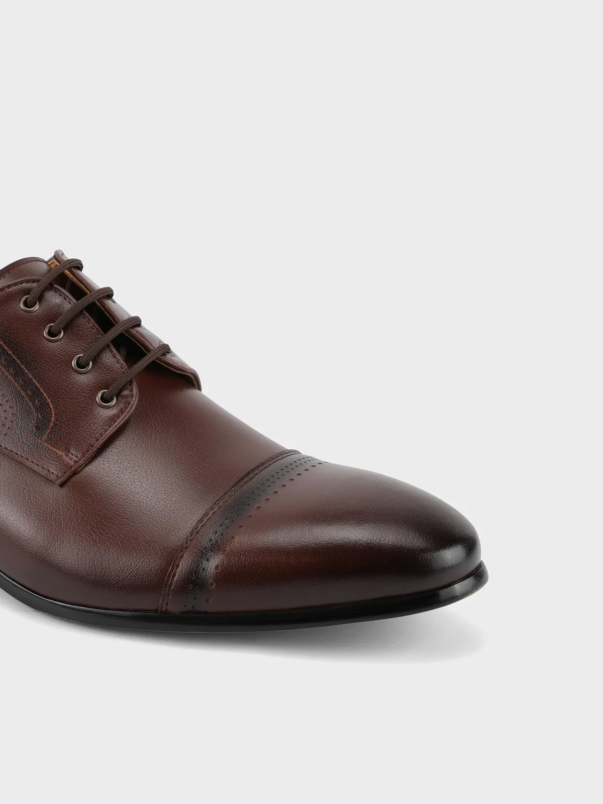 Mens "SALOMI" Lace Up Style Leather Formals - Image 7