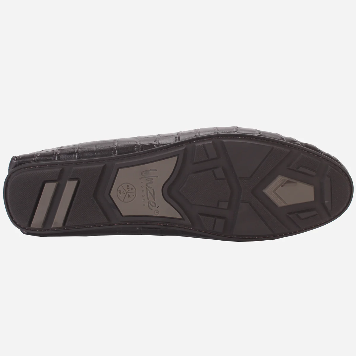 Men's "TWIXER" Textured Leather Moccasins Shoes - Image 5