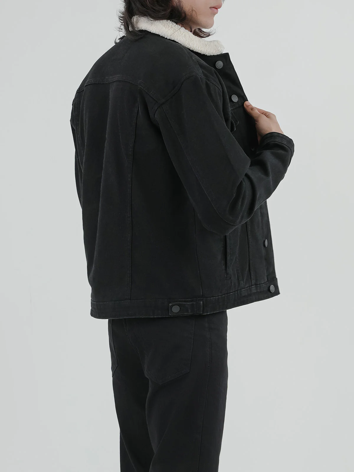 "NAHUATL" Regular Fit Denim Jacket - Image 7