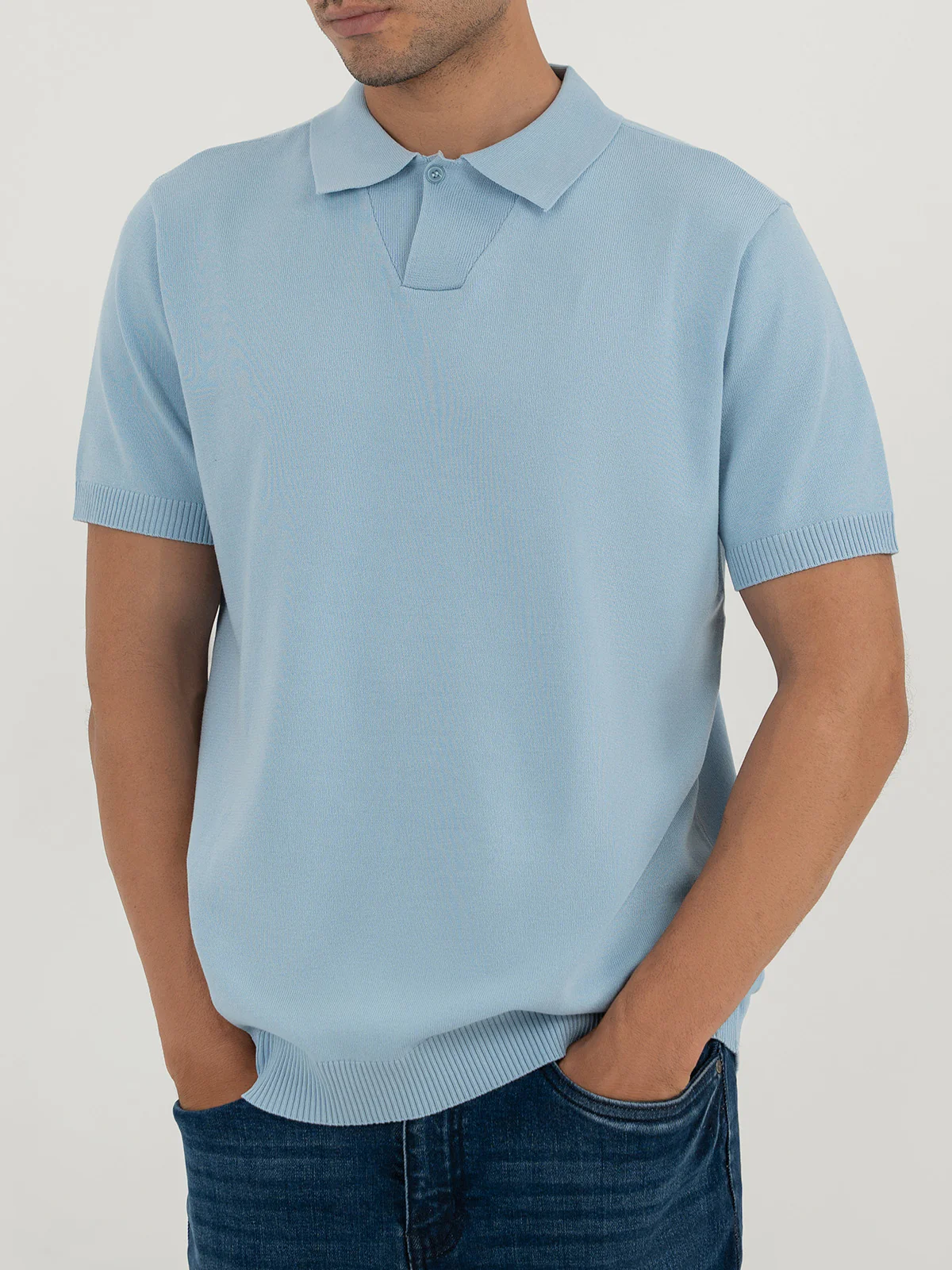 "ROGIER" Casual Regular Fit Polo Shirt - Image 4