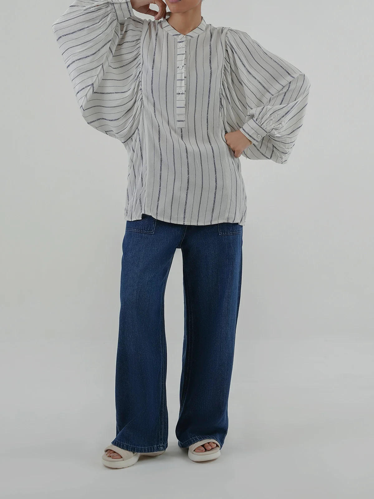 "SYLVIE" Lightweight Regular Fit Top - Image 2